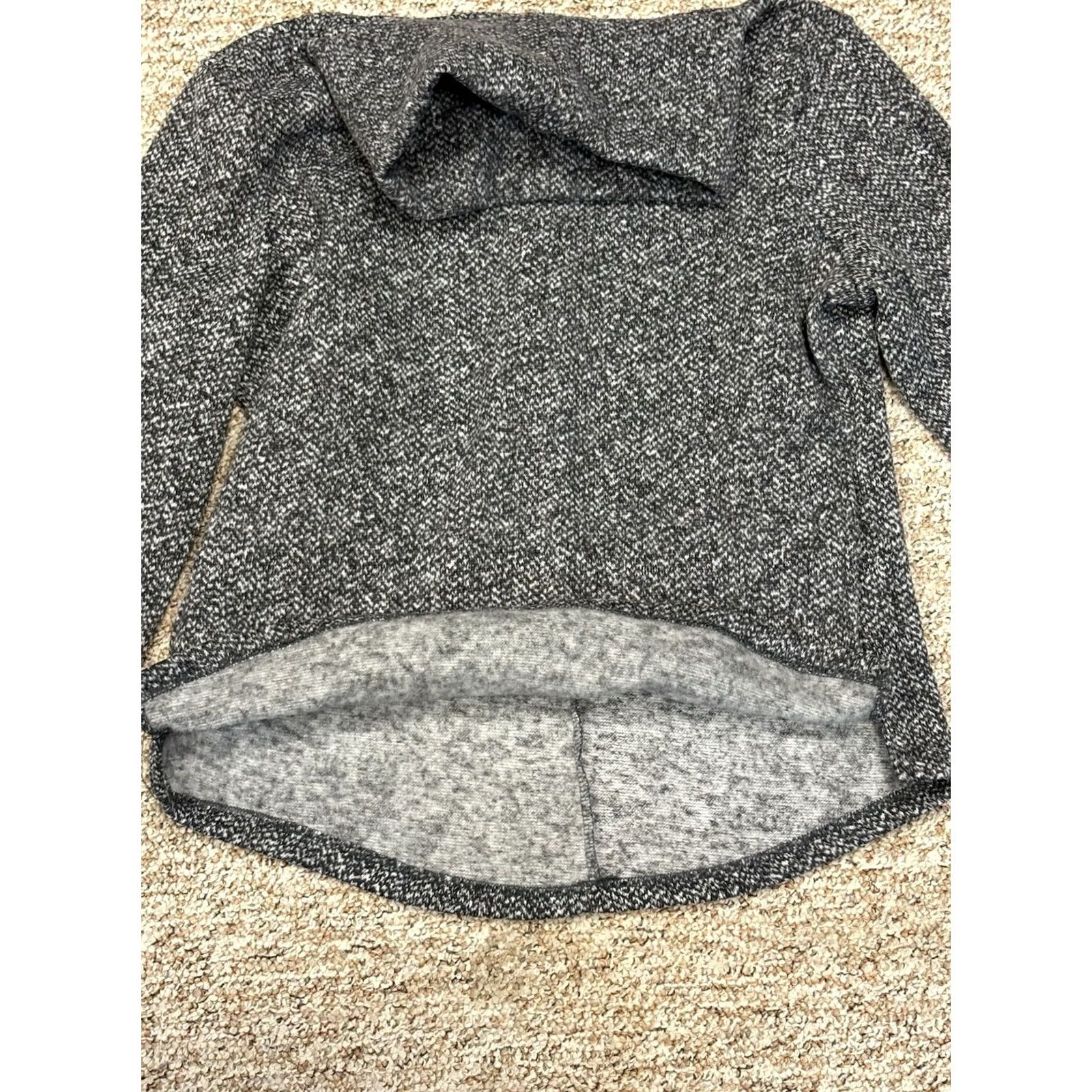 Avalanche Avalanche Shirt Womens M Gray Sweatshirt Grey Pullover Sweater Mock Neck Size M / US 6-8 / IT 42-44 - 8 Thumbnail