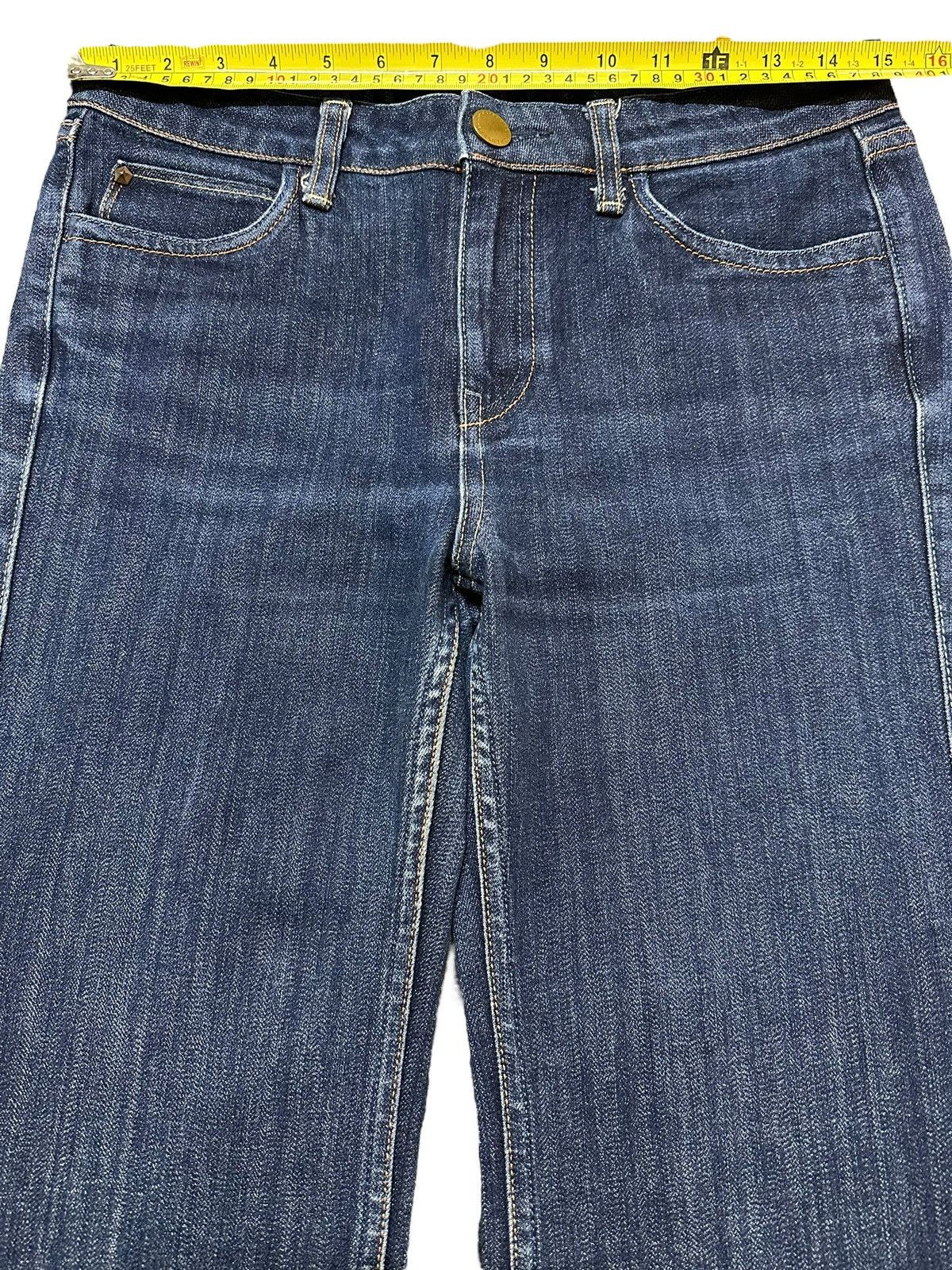 Japanese Brand Vintage Japanese Uniqlo Blue Wash Style Wide Leg Jeans Size US 30 / EU 46 - 11 Thumbnail