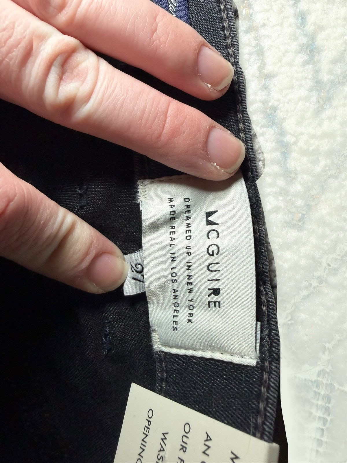 Anthropologie McGuire Majorelle Flare Jeans Women’s Size 27 Dark Wash Size 27" / US 4 / IT 40 - 5 Thumbnail