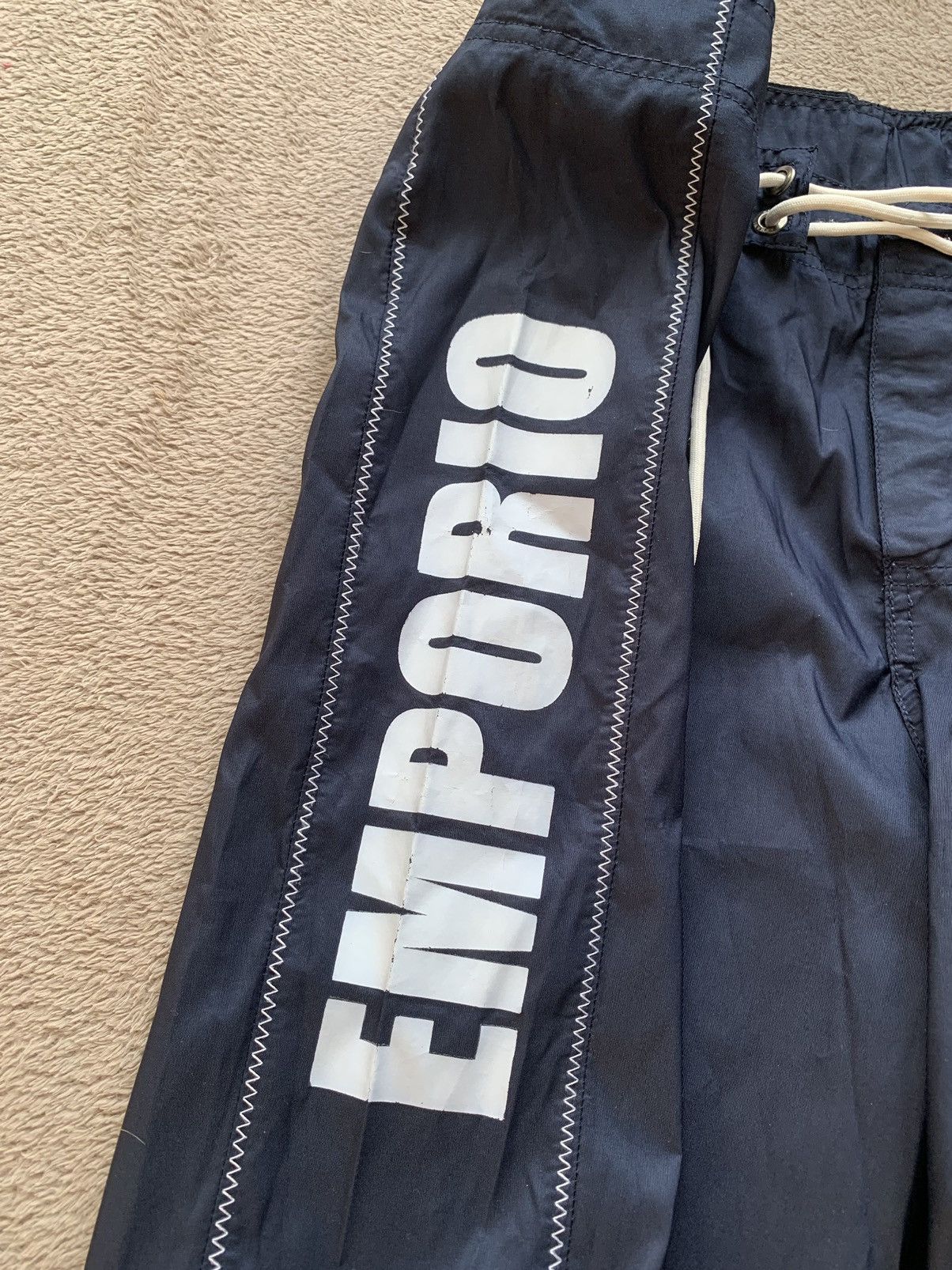 Armani × Vintage Emporio Armani vintage Y2K baggy Shorts Size US 36 / EU 52 - 3 Thumbnail