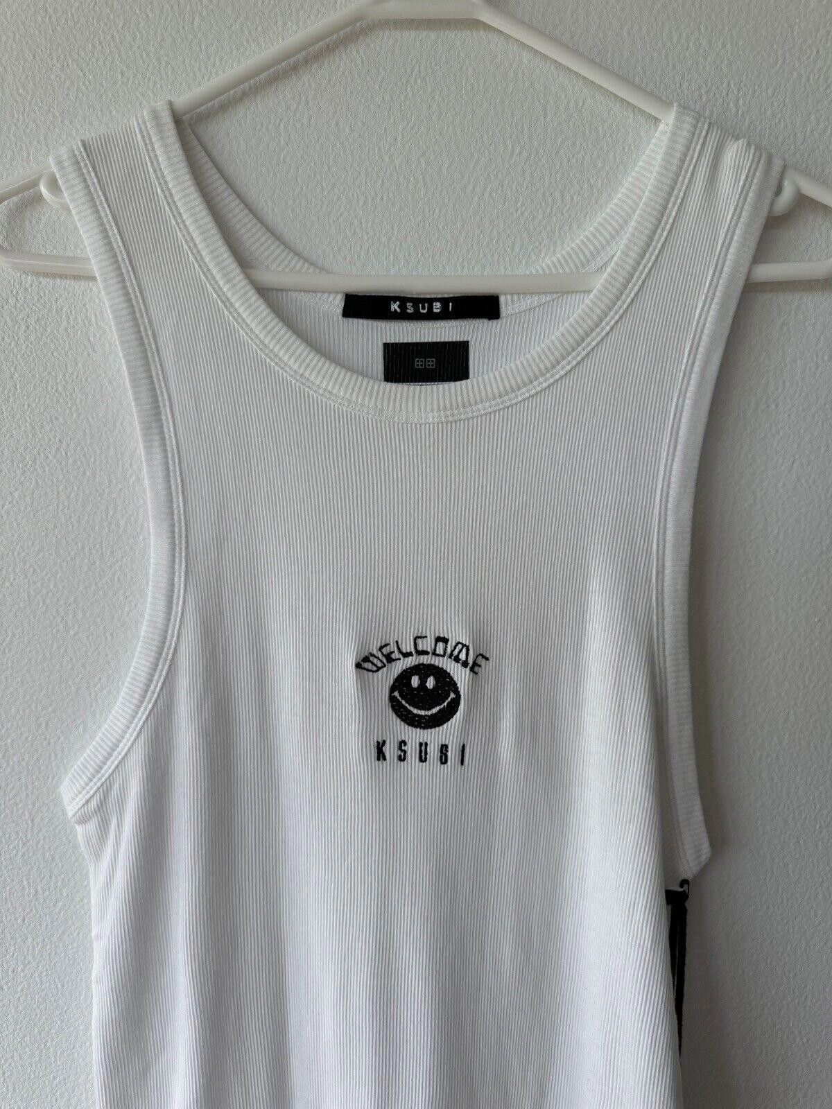 Ksubi new ksubi tee shirt medium m zine debut singlet rib white Size US M / EU 48-50 / 2 - 2 Thumbnail