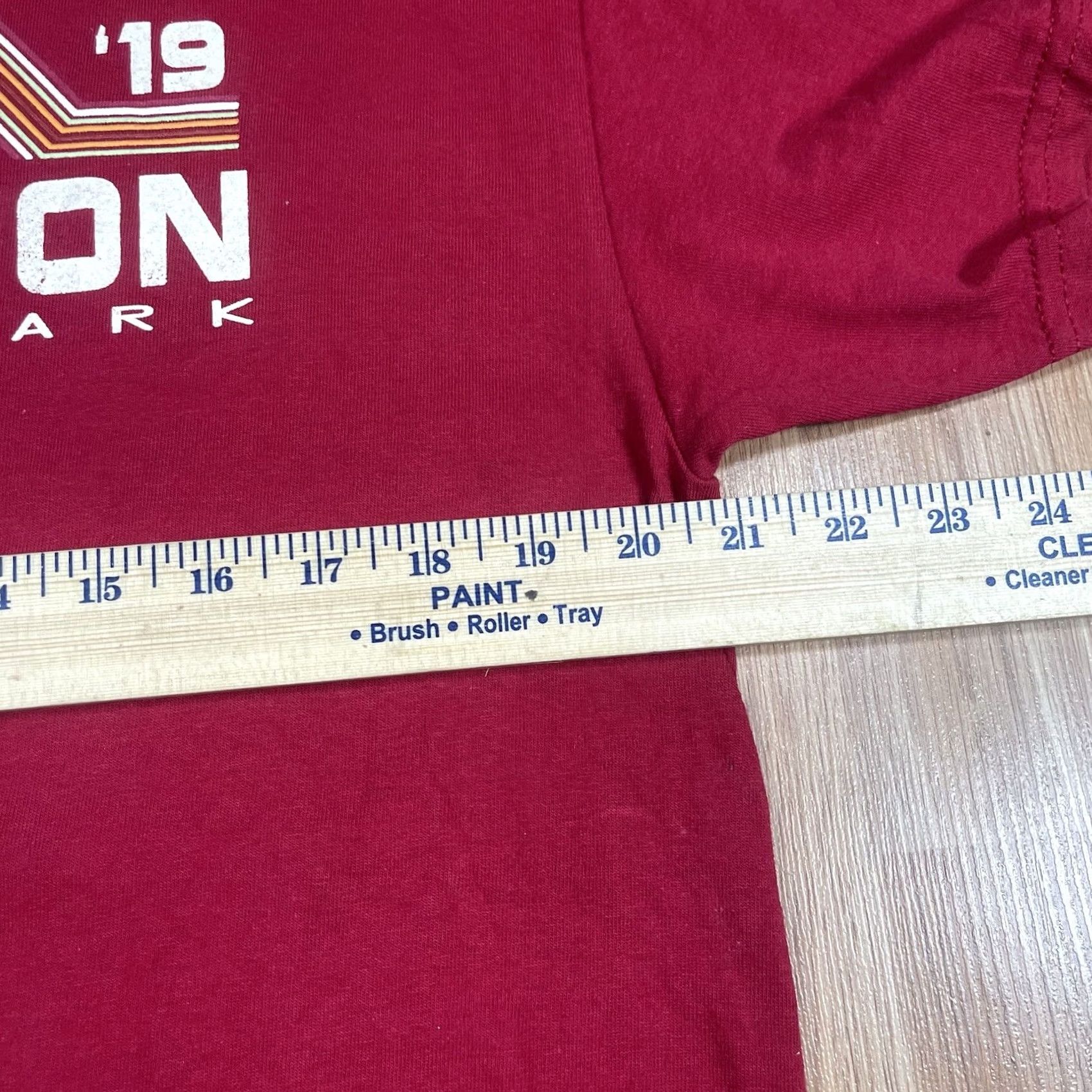 Gildan Gildan T-Shirt Mens L Red CrewNeck Ultra Cotton Zion Canyon National Park Size US L / EU 52-54 / 3 - 6 Thumbnail