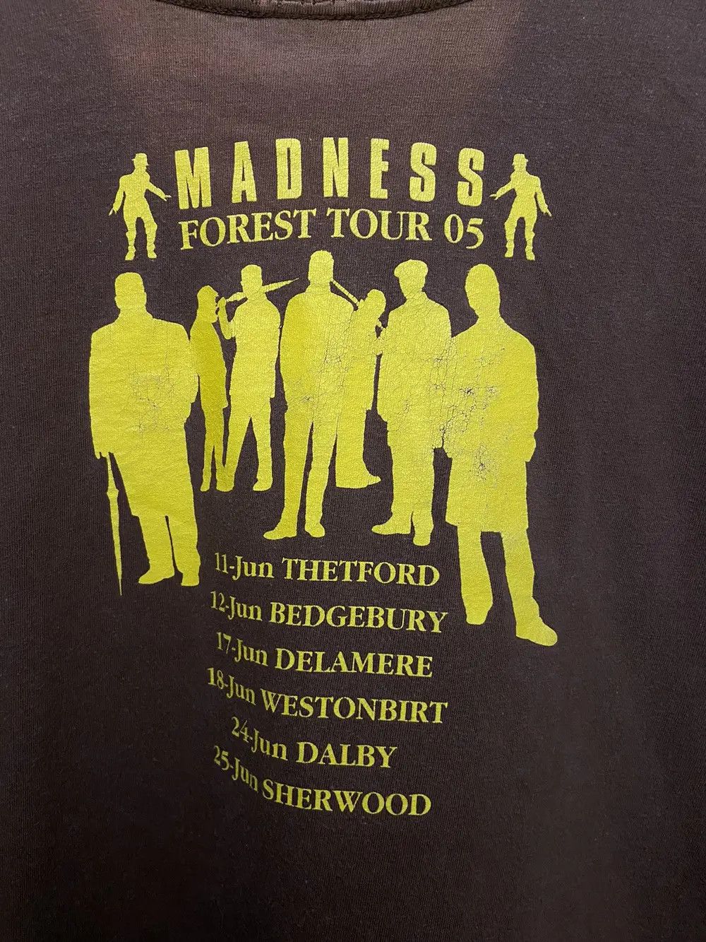 Band Tees RARE VINTAGE MADNESS FOREST TOUR UK ROCK BAND TEE T SHIRT Size US M / EU 48-50 / 2 - 19 Thumbnail