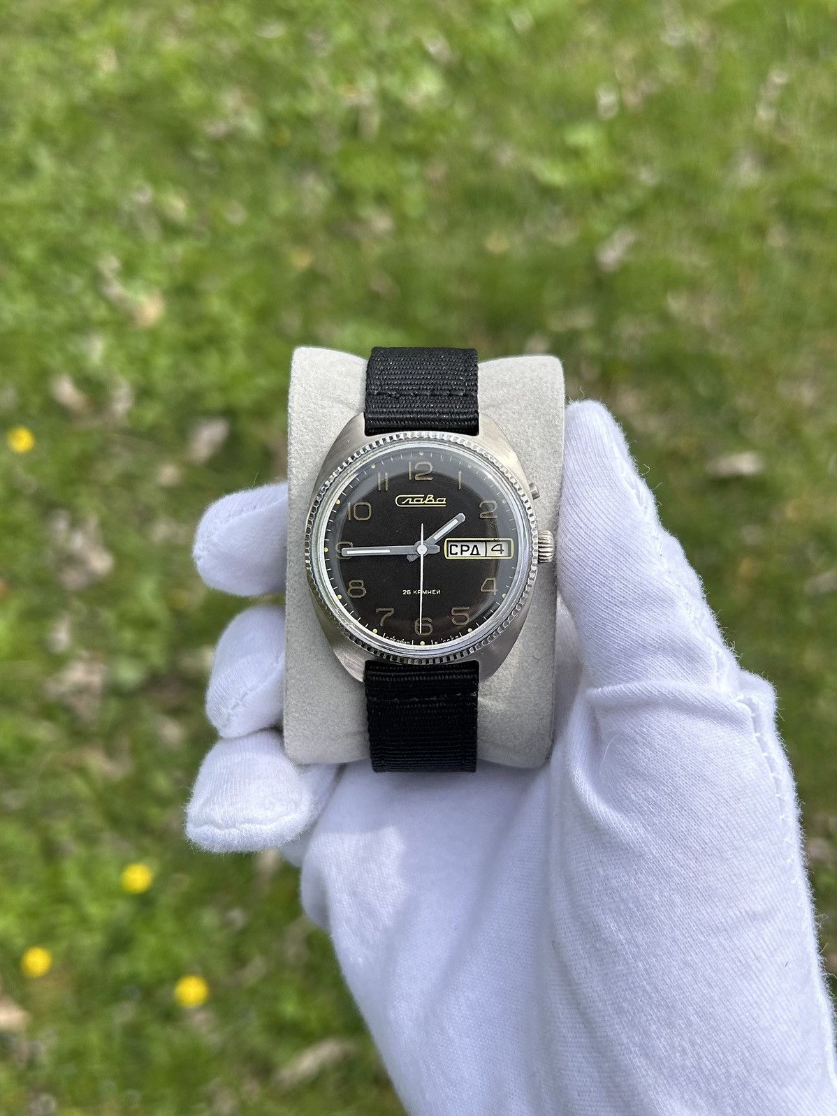 Vintage Watch Slava Made in USSR Soviet Mechanical 1980s
