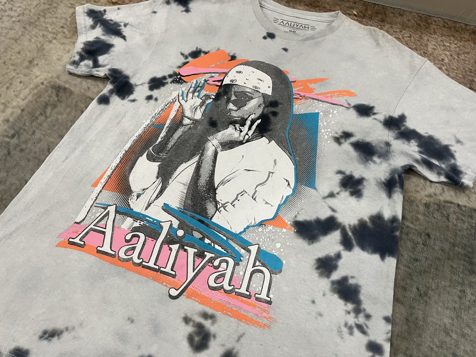 Rap Tees × Vintage Aaliyah Tye Dye Size US L / EU 52-54 / 3 - 3 Thumbnail