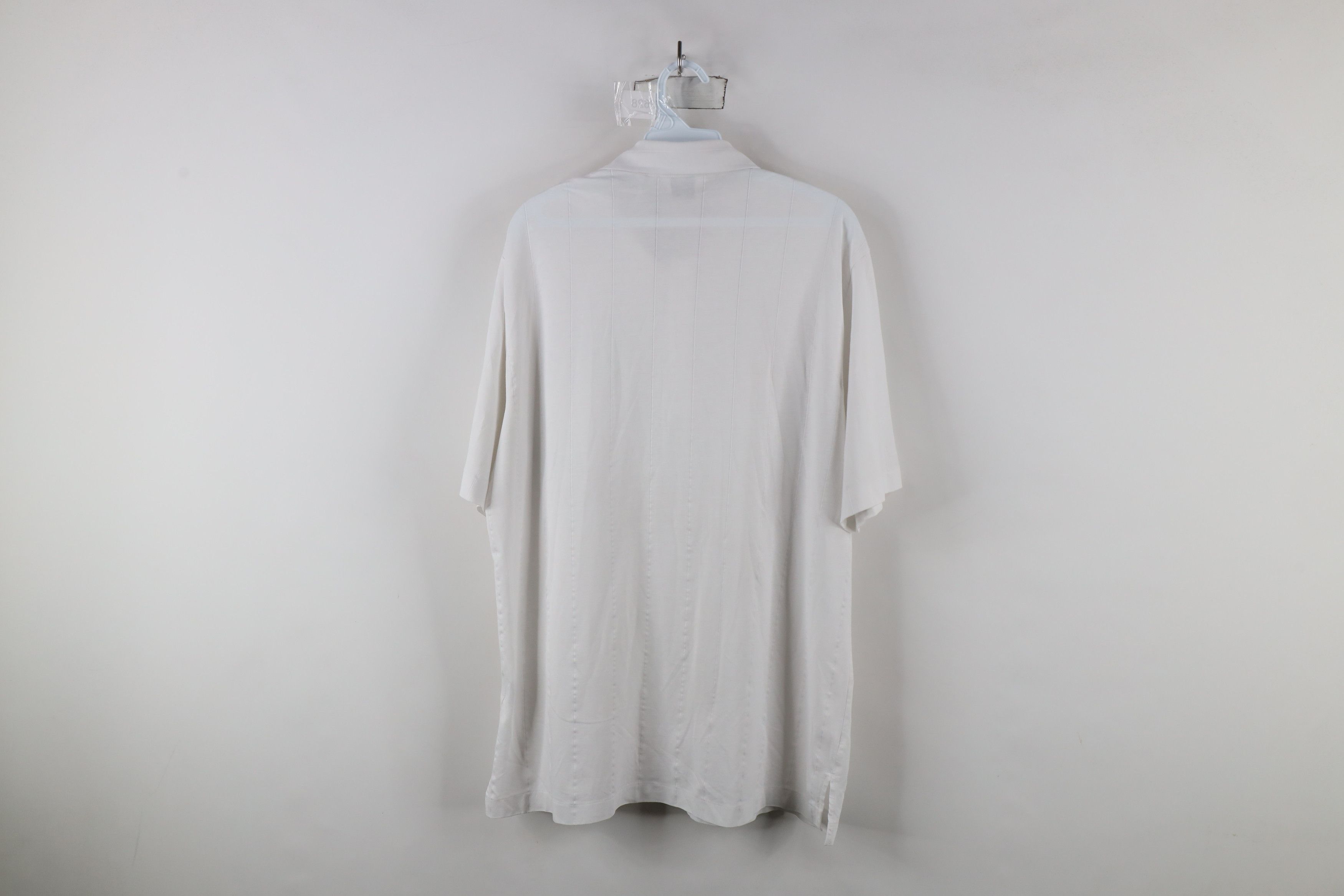 Vintage Vintage 90s Streetwear Striped Sheer Collared Polo Shirt Size US XL / EU 56 / 4 - 13 Thumbnail