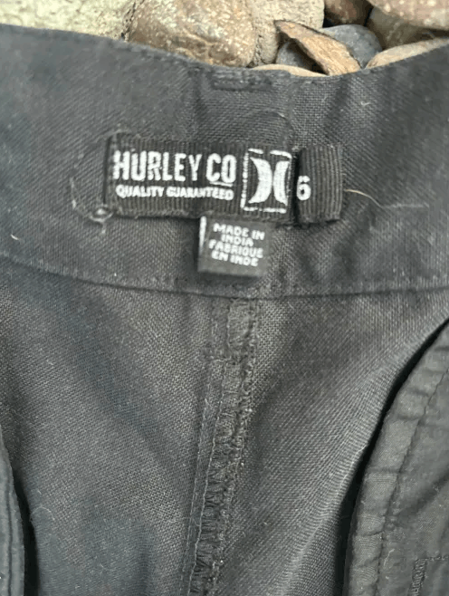 Hurley Hurley unisex Black Shorts Size 36" / US 14 / IT 50 - 6 Thumbnail