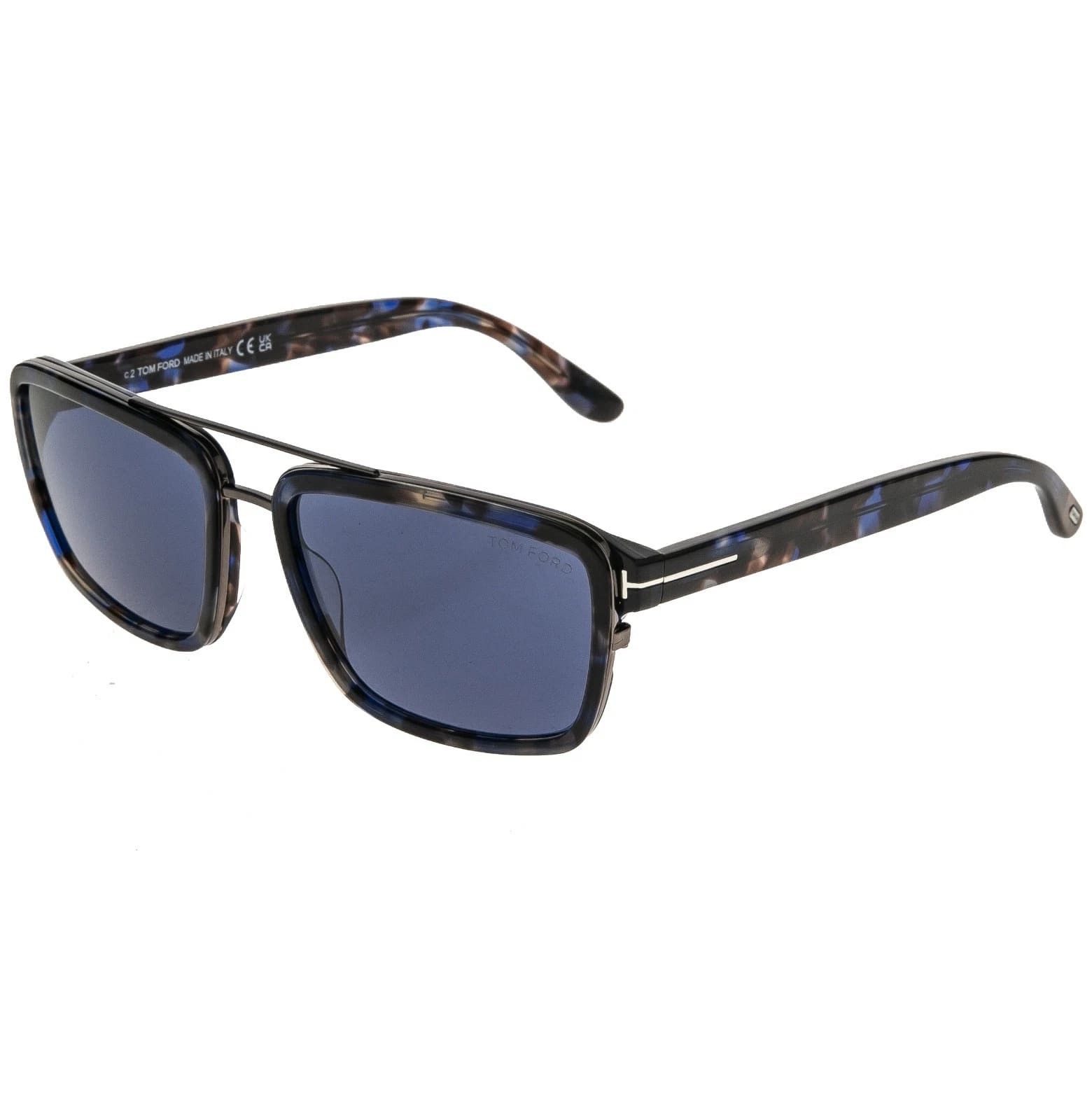 Tom Ford TOM FORD ANDERS TF780 780 Blue Unisex Sunglass FT0780 55V Size ONE SIZE - 8 Thumbnail