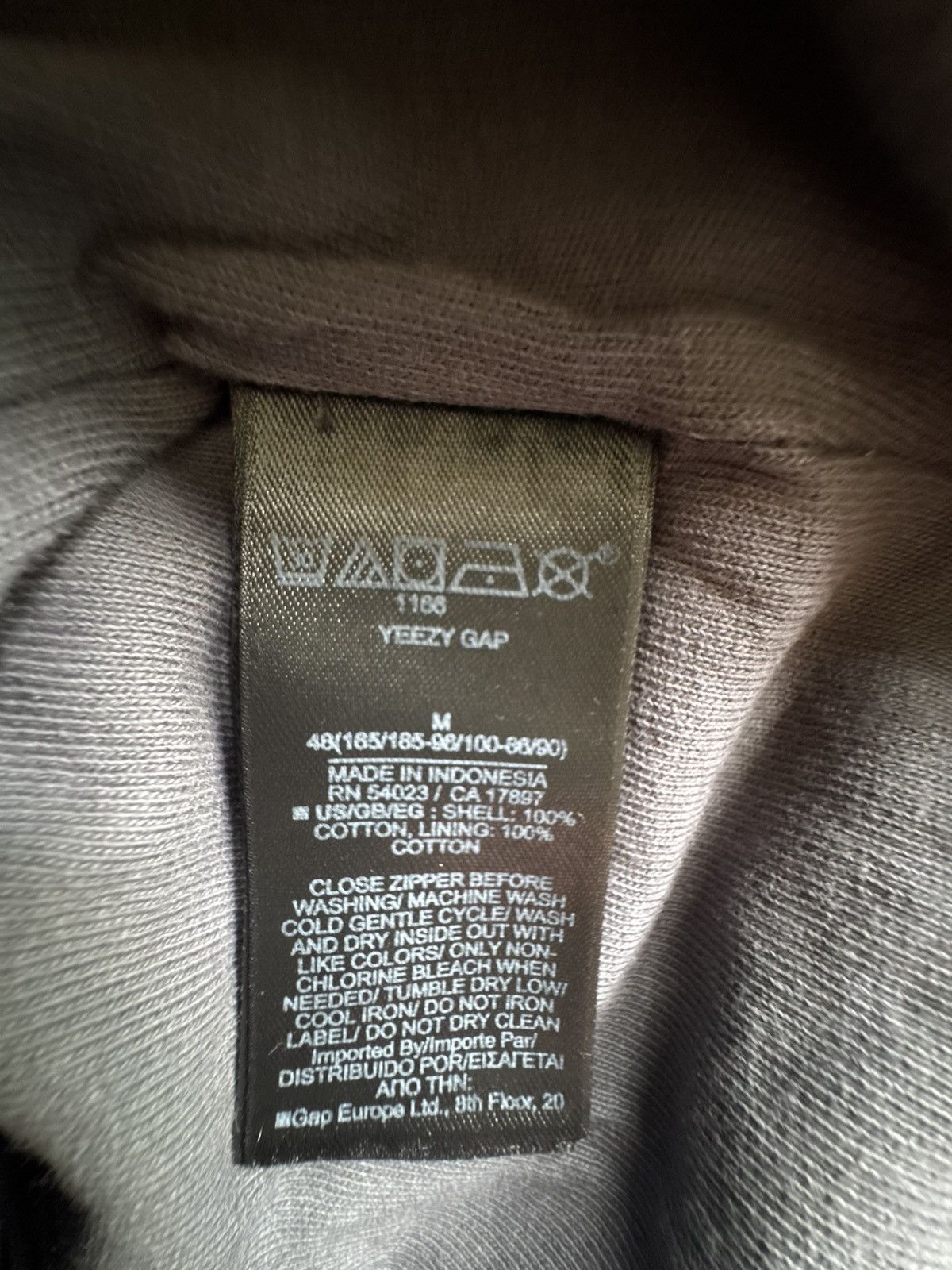 Gap Medium Gap Yeezy Zipper Hoodie Dark Gray Kanye West Zip-Up Size US M / EU 48-50 / 2 - 4 Thumbnail