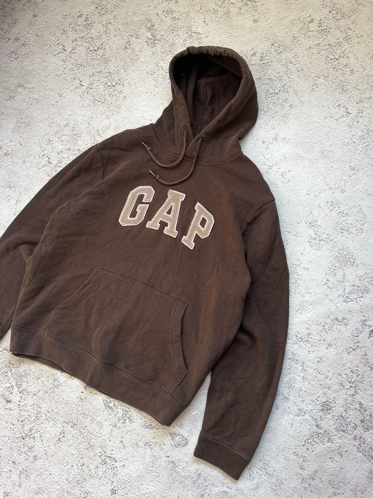 Gap × Vintage Rare Y2K Vintage Gap Brown Hoodie Travis Scott Size US S / EU 44-46 / 1 - 3 Thumbnail