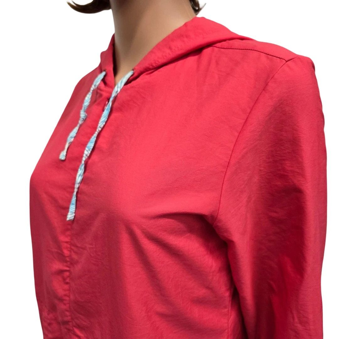 L.L. Bean LL Bean Hooded Windbreaker 1/4 Zip Popover Jacket Size S / US 4 / IT 40 - 7 Thumbnail