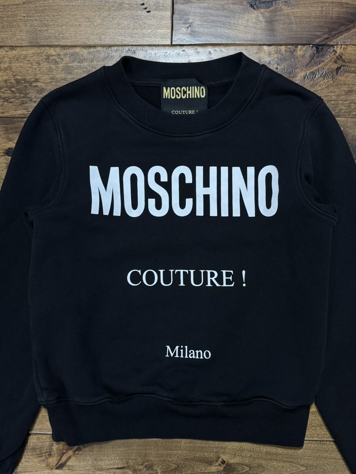 Moschino Moschino Milano Cotoure Sweatshirt Size S / US 4 / IT 40 - 2 Thumbnail