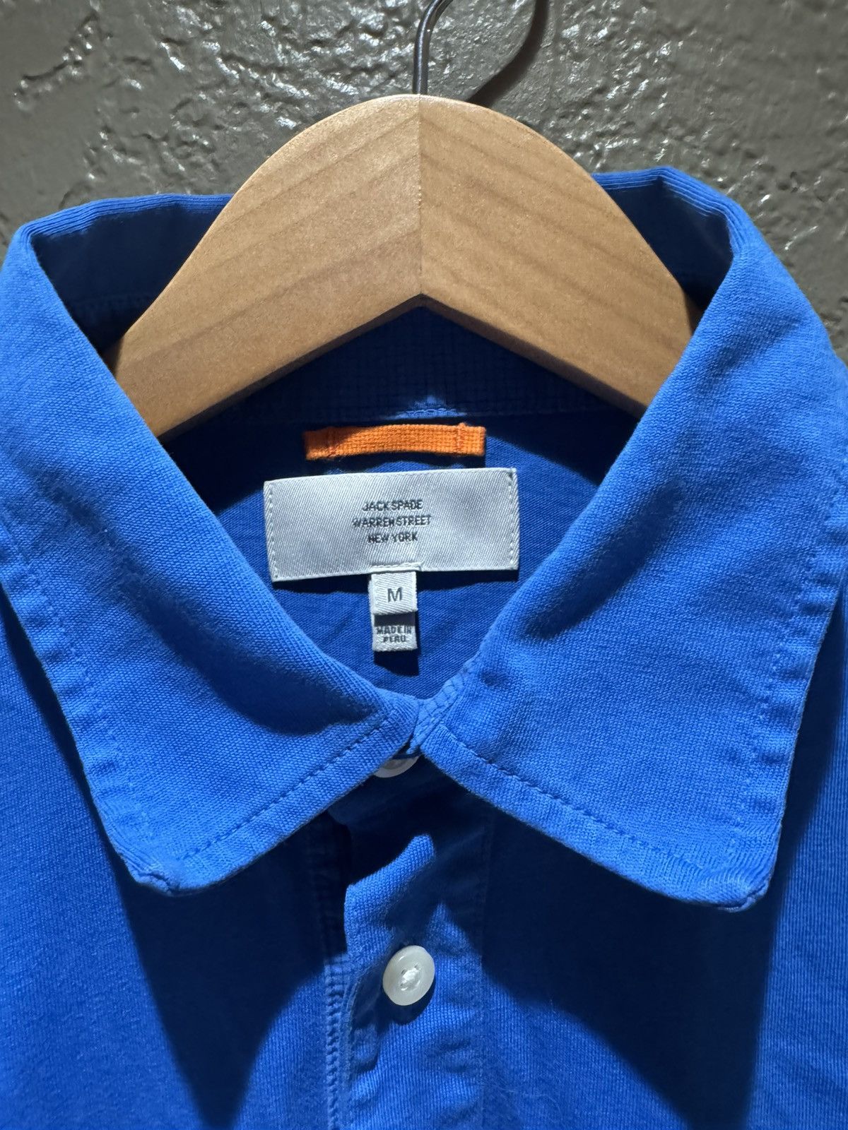 Jack Spade Jack Spade Polo Shirt Royal Blue Medium Excellent Condition Size US M / EU 48-50 / 2 - 2 Thumbnail
