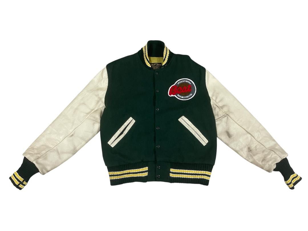 Vintage Vintage 90s Albion Varsity Jacket Size US M / EU 48-50 / 2 - 1 Thumbnail