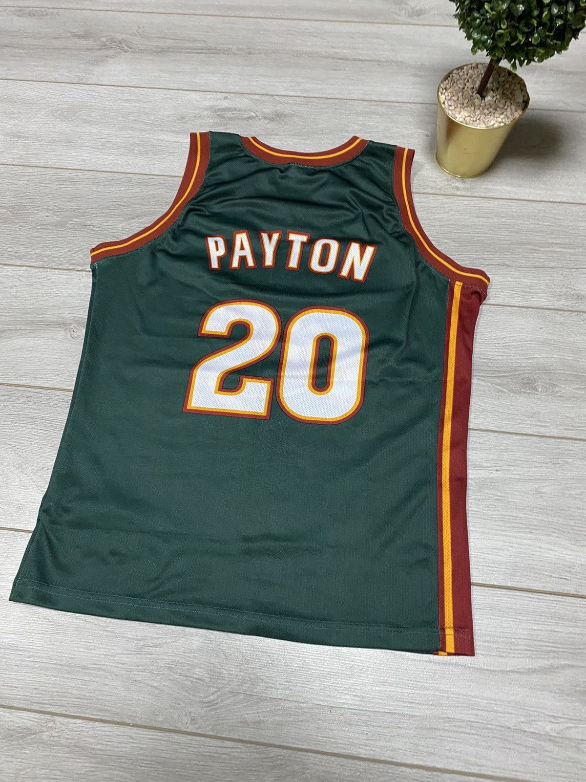 Champion Champion NBA Gary Payton Sonics vest Jersey Size US L / EU 52-54 / 3 - 10 Thumbnail