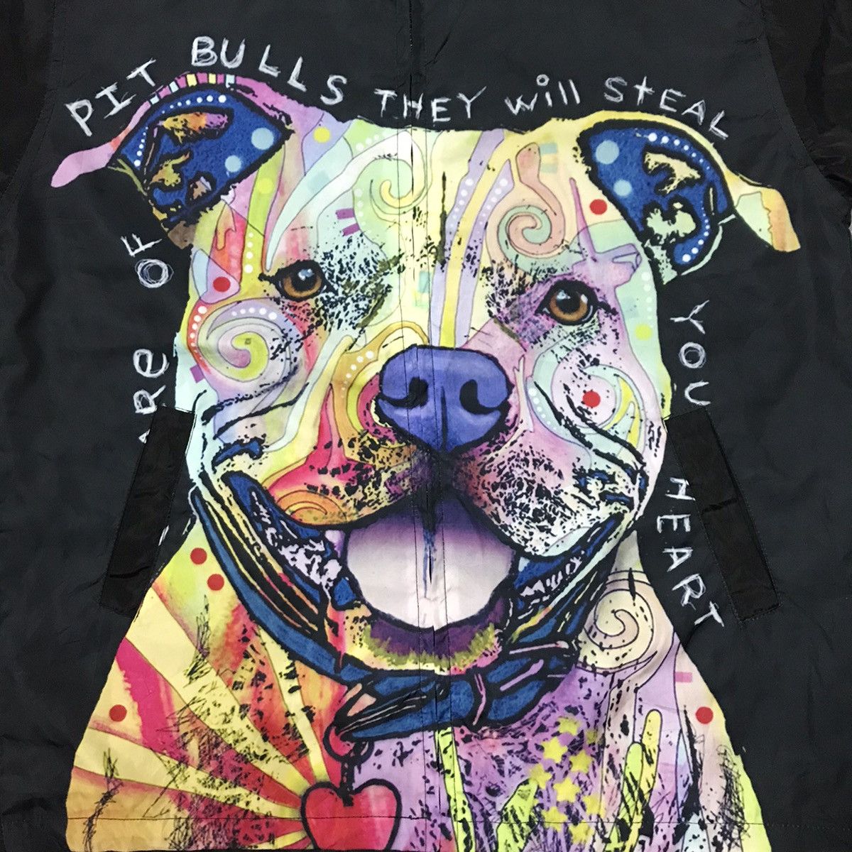Japanese Brand Mr.1991 Pit Bulls Dog Graphic Windbreaker Jacket Hoodie Size US S / EU 44-46 / 1 - 2 Thumbnail