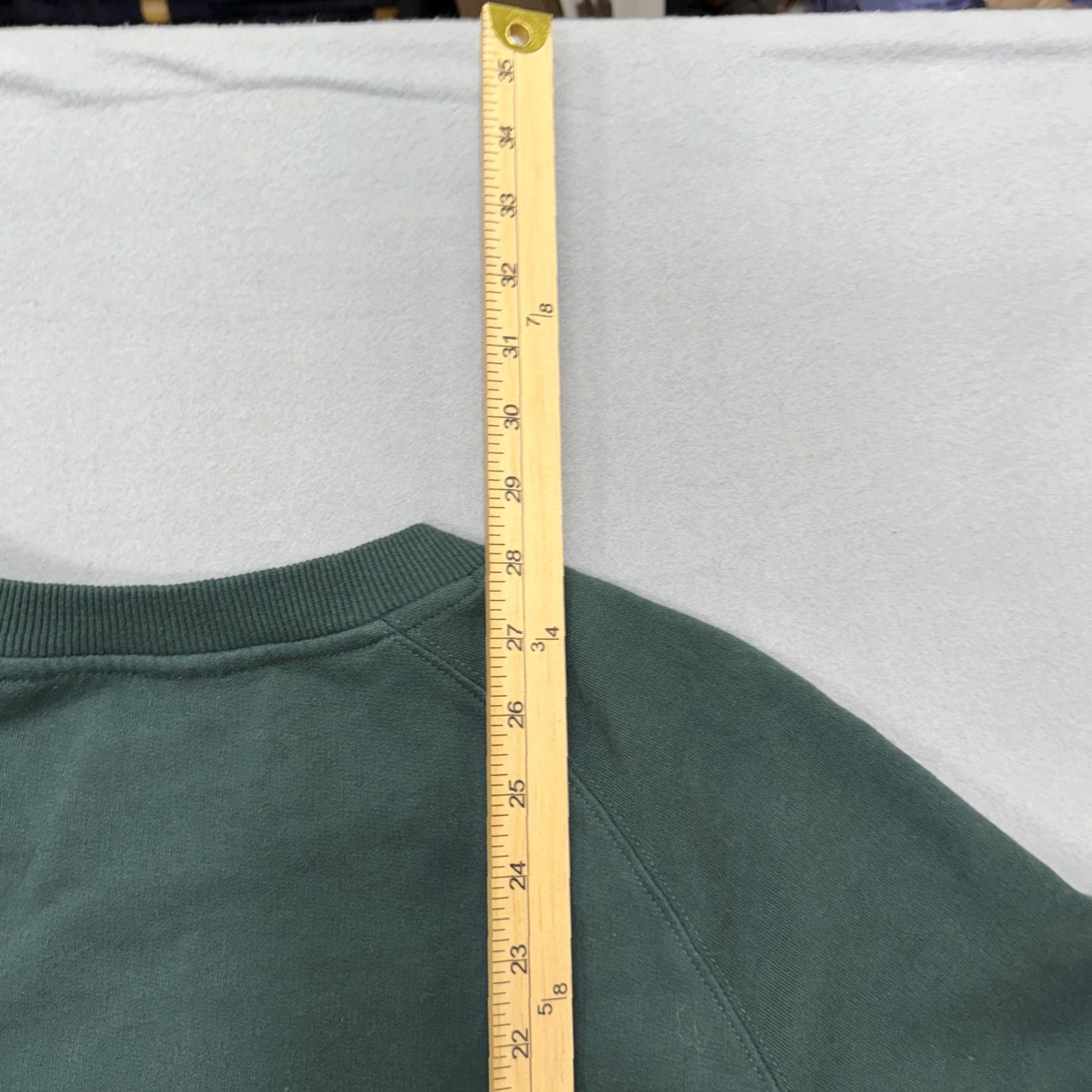 Vintage KnowledgeCotton Apparel Sweatshirt Mens Large Green Owl Graphic Fleece Pullover Size US L / EU 52-54 / 3 - 7 Thumbnail