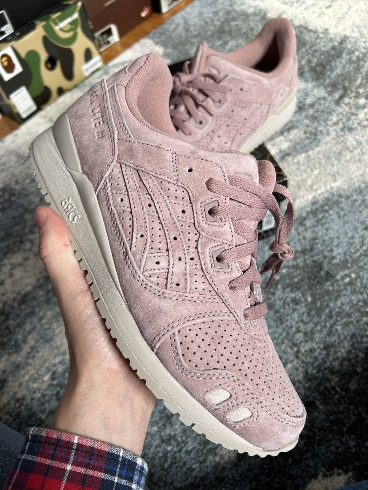 Asics × Kith × Ronnie Fieg 1201A224-251 FW20 GEL LYTE iii “THE PALETTE” DUSTY QUARTZ Size US 8 / EU 41 - 3 Thumbnail