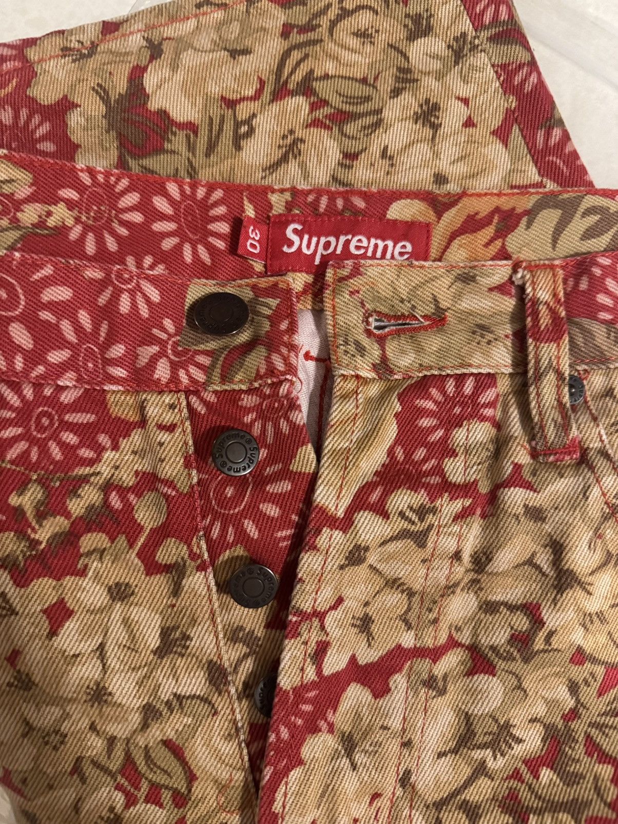 Supreme Supreme washed work jeans Size US 30 / EU 46 - 3 Thumbnail