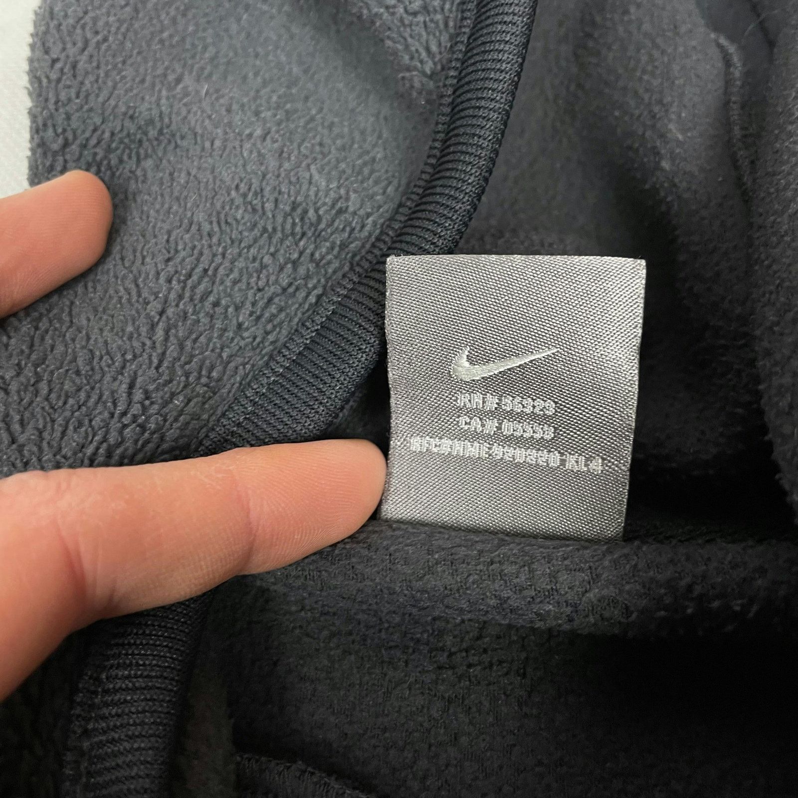 Nike × Vintage Nike Women's Gray Fleece Lined Long Sleeve 1/4 Zip Hoodie M Size M / US 6-8 / IT 42-44 - 10 Thumbnail