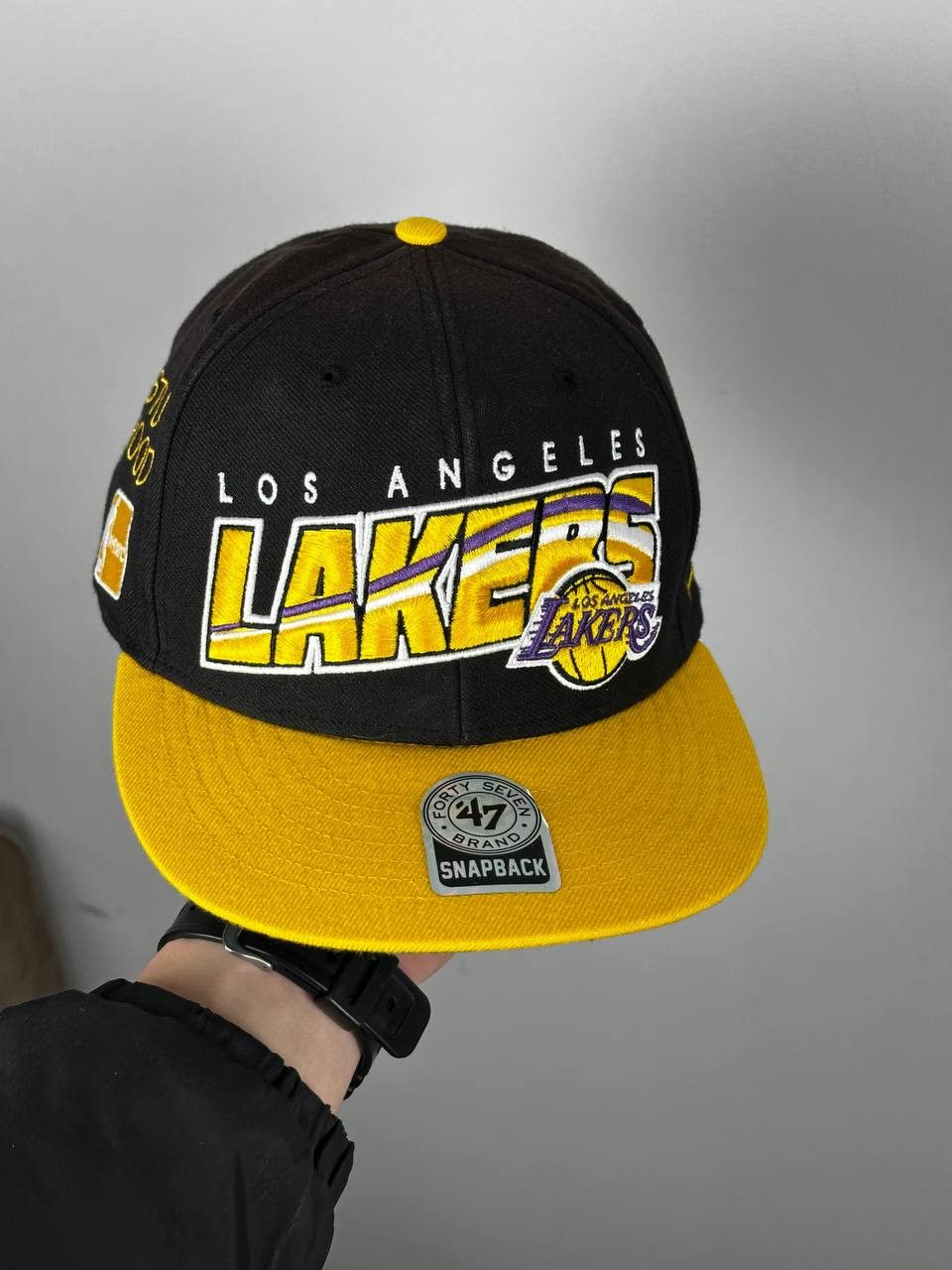 47 Brand 47 Brand Los Angeles Lakers Hardwood Classics Snapbac Size ONE SIZE - 4 Thumbnail