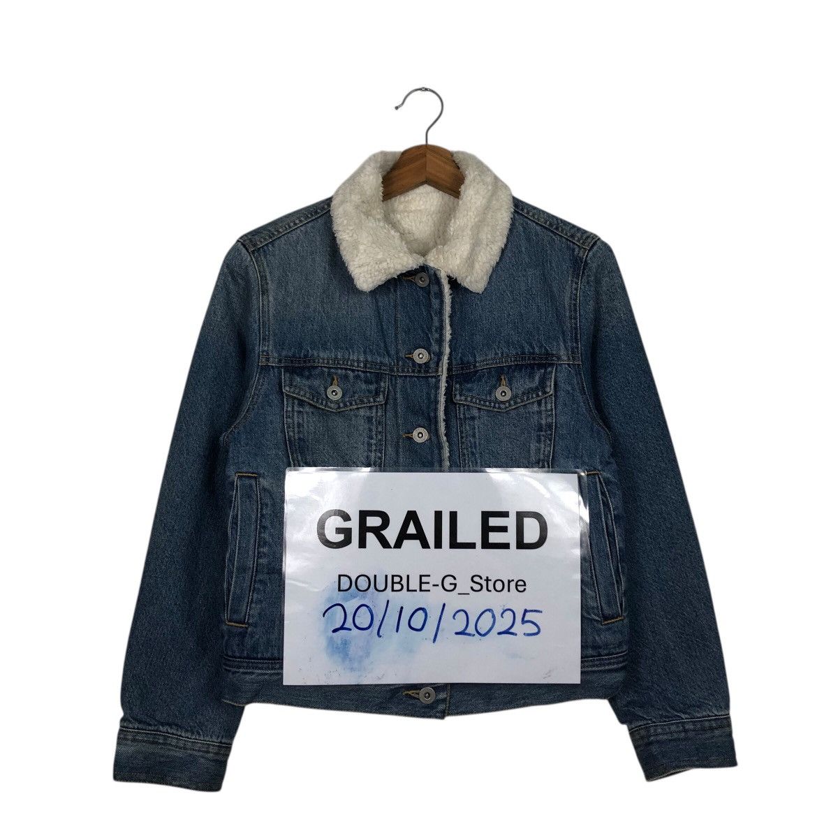 Japanese Brand 📌Vintage Trucker Denim Jacket Blanket GU Japan Issey Miyake Size US S / EU 44-46 / 1 - 1 Thumbnail