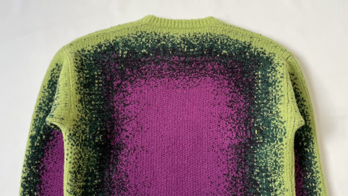 Y/Project A/W 22 Purple / Lime ‘Gradient’ Sweater Size US M / EU 48-50 / 2 - 10 Thumbnail