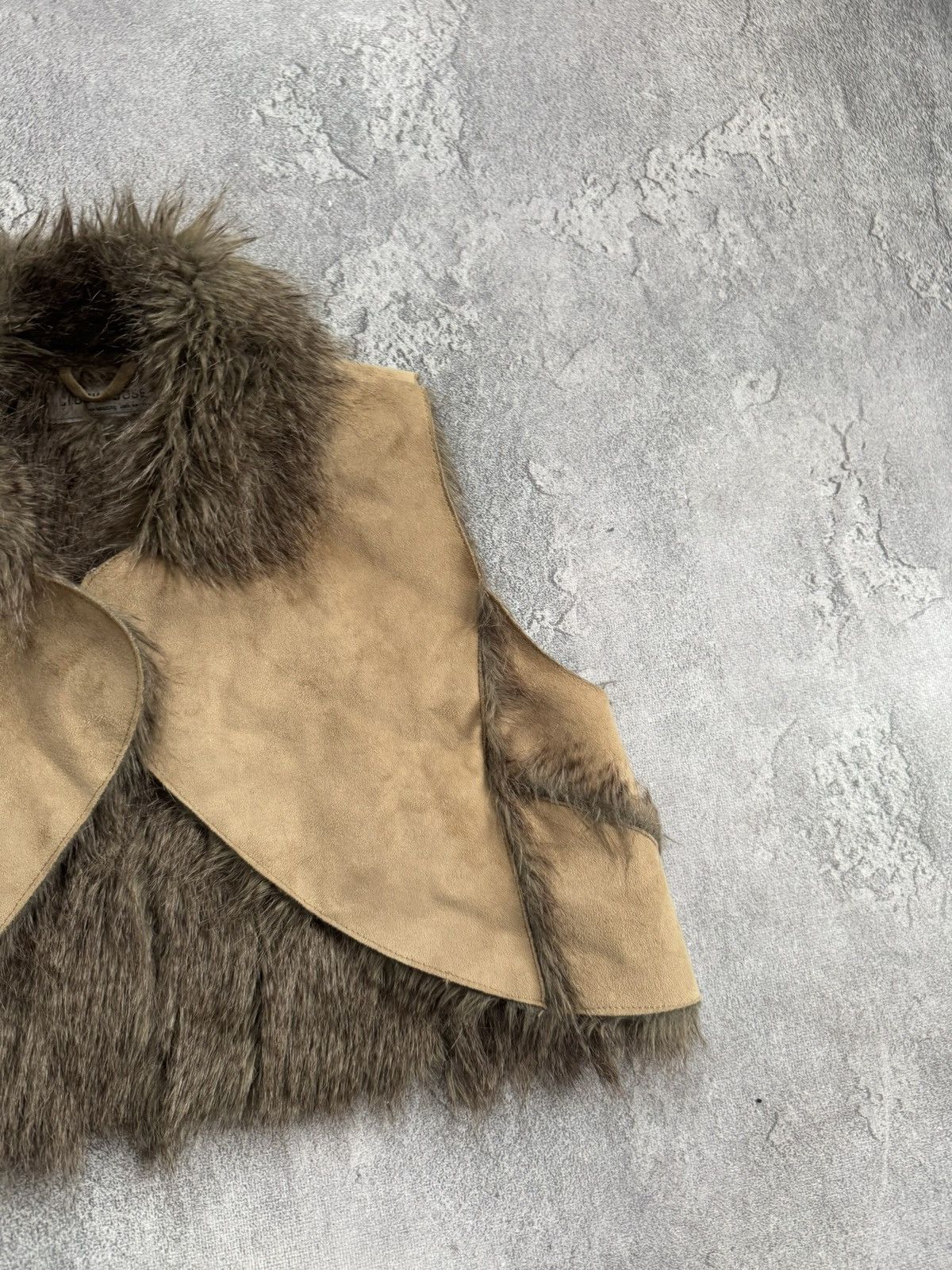 Hysteric Glamour Retro Vest Faux Fur sleeveless jacket if six was nine Y2K Size XL / US 12-14 / IT 48-50 - 8 Thumbnail