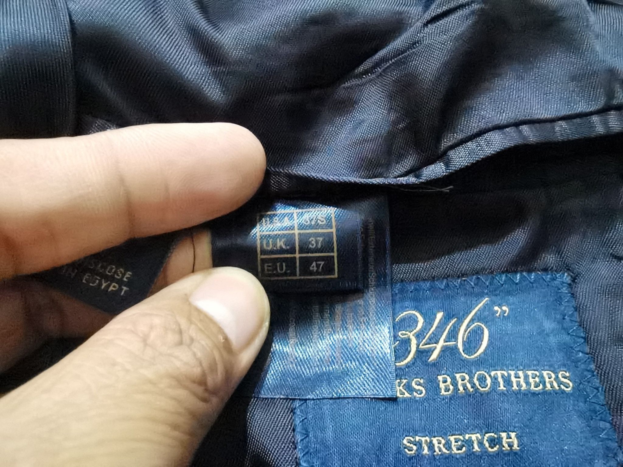 Brooks Brothers 346 BROOKS BROTHERS STRETCH blazer S 7215 Size 36S - 7 Thumbnail