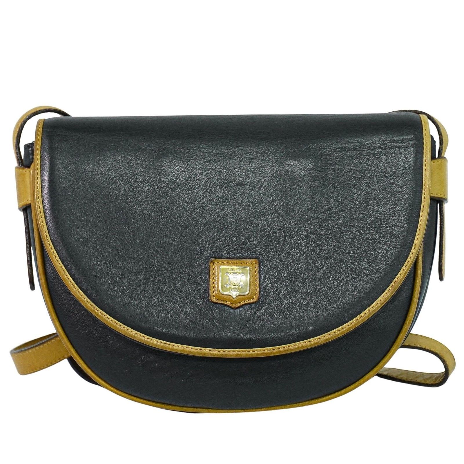 Celine Celine Vintage Shoulder Bag Leather Size ONE SIZE - 1 Thumbnail