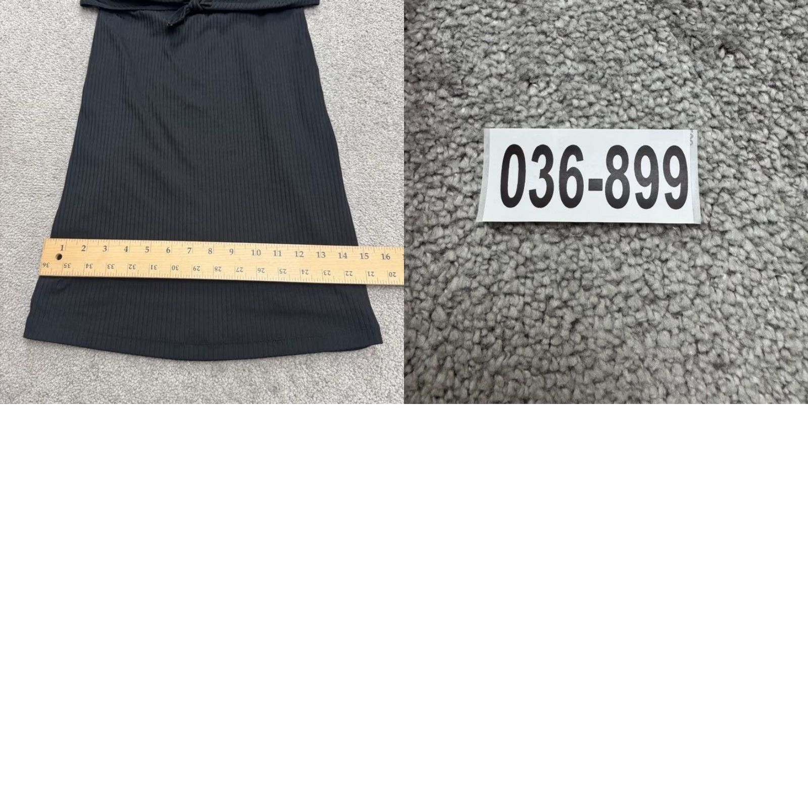 Vintage Victoria Sport Dress Womens Mini Bodycon Tank Dress Black Knit Cutout Size M / US 6-8 / IT 42-44 - 9 Thumbnail