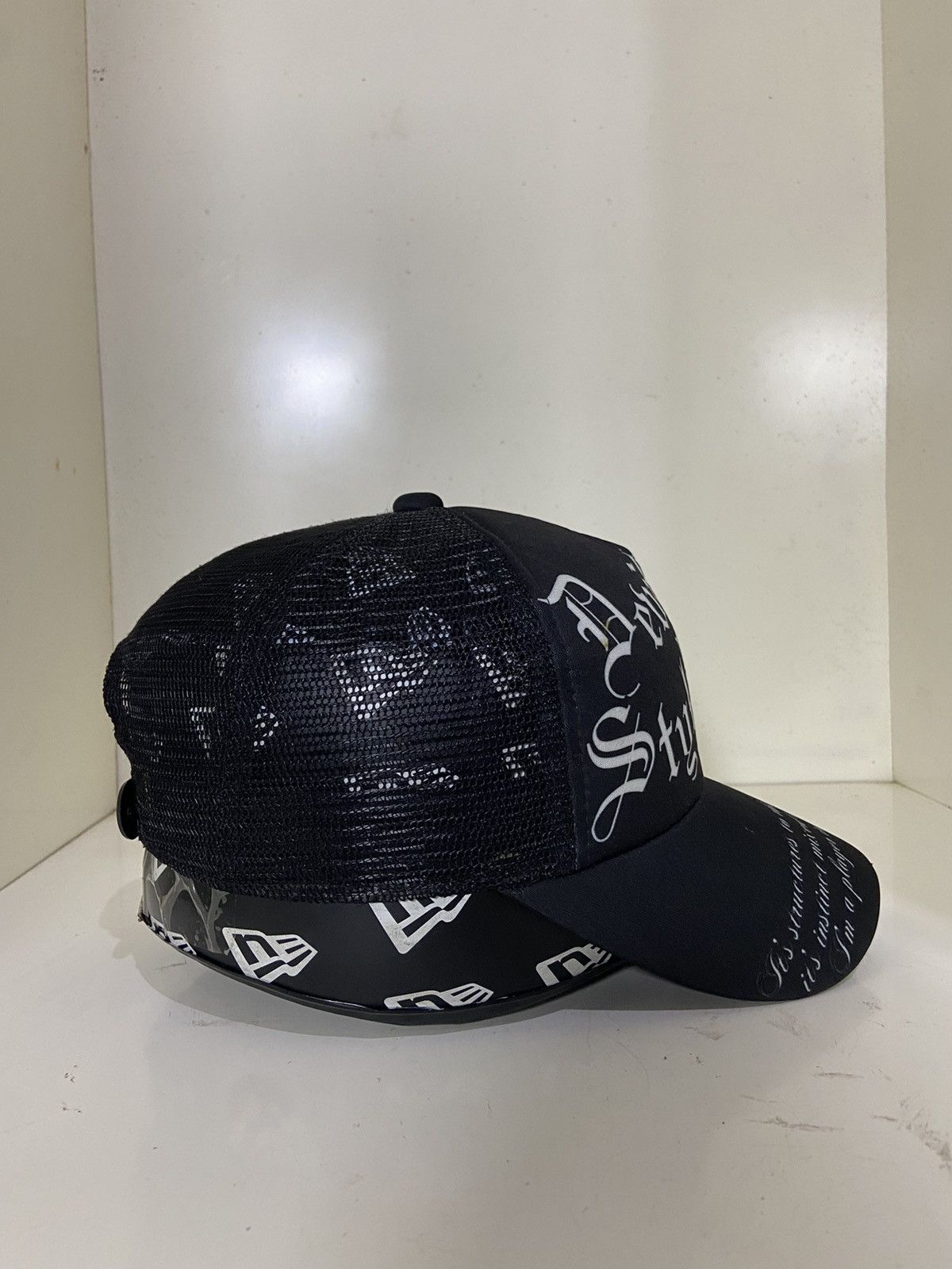 If Six Was Nine 2000s doublefocus devils stylish black spider trucker hat Size ONE SIZE - 5 Thumbnail