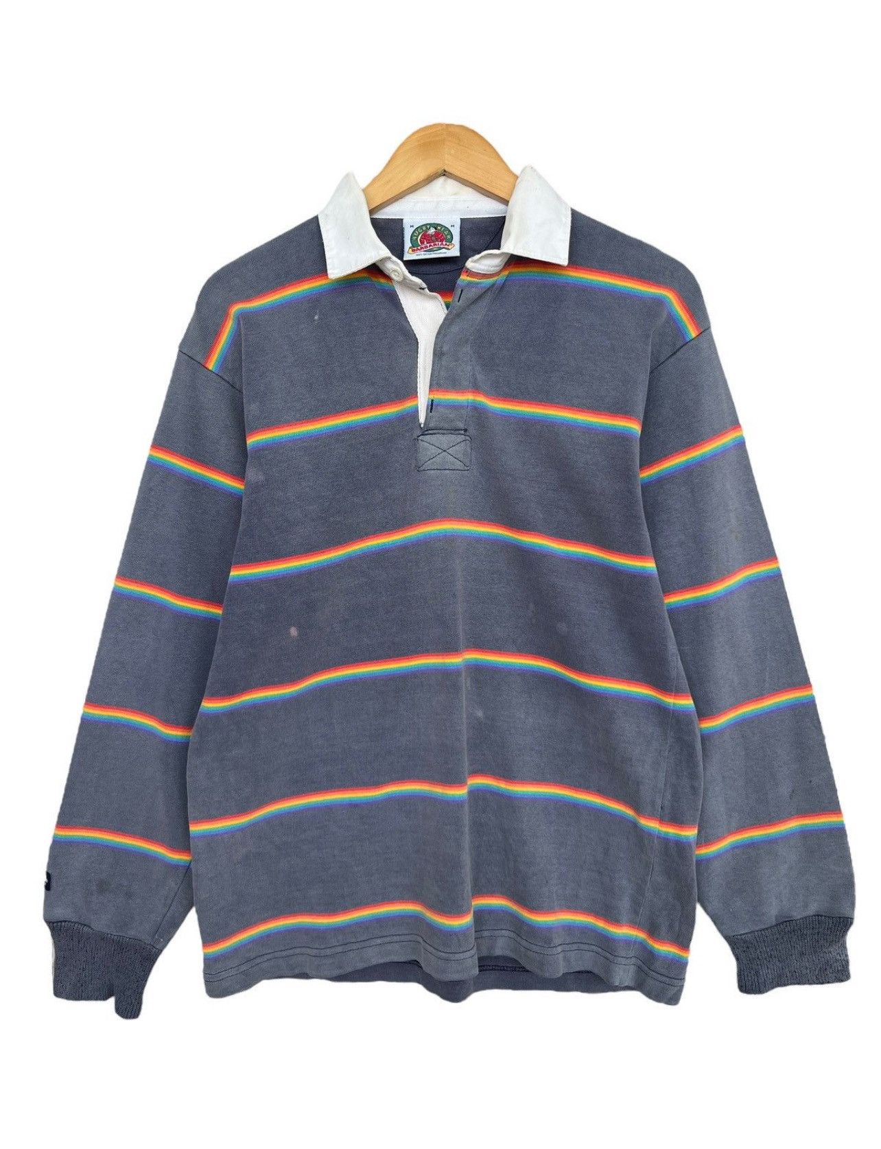 Palace × Vintage Palace Elbow Stripe Rugby | Grailed