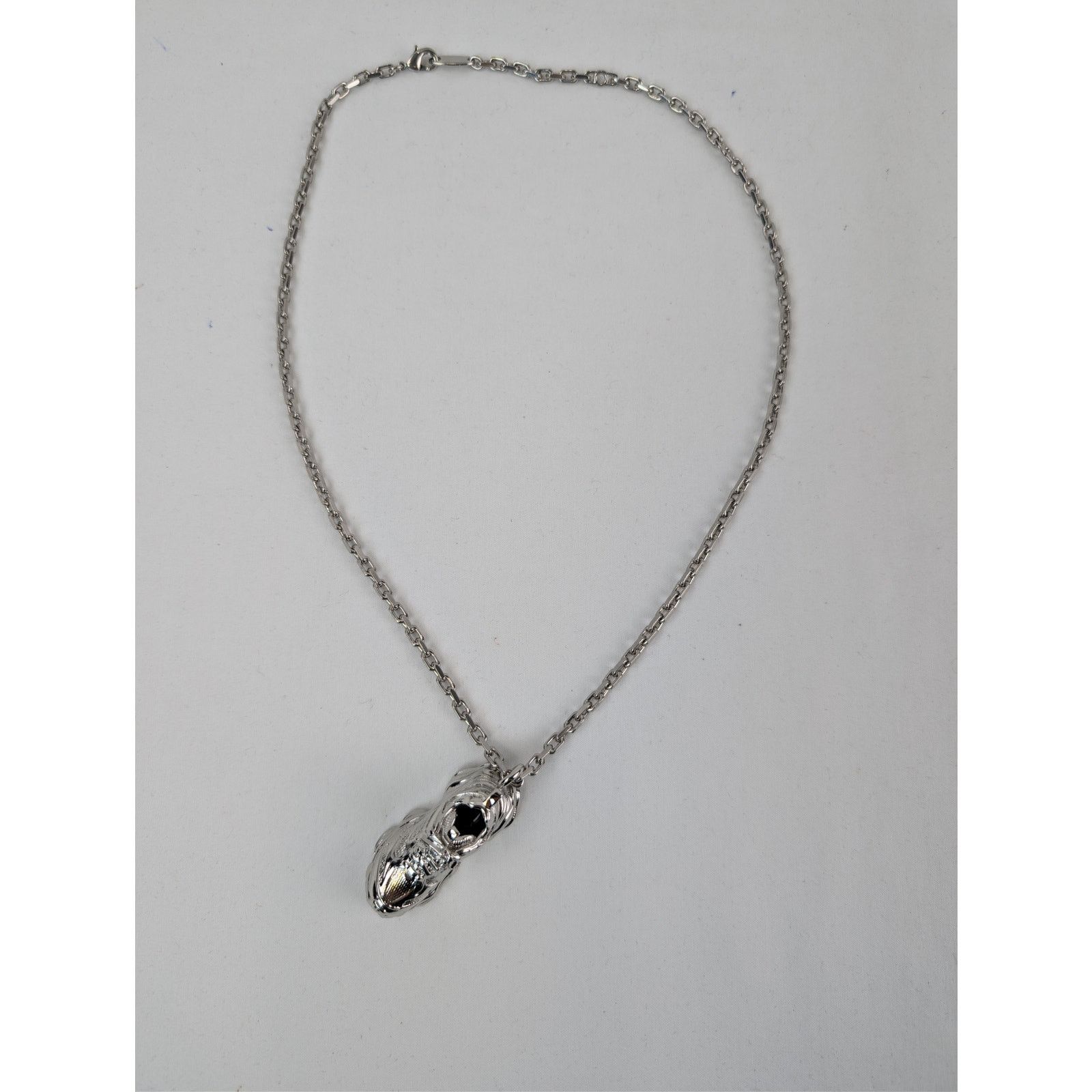 Balenciaga o1rshd1 Q:2 / Size: OS / Shoe Keychain in Silver-Tone Brass Size ONE SIZE - 1 Thumbnail