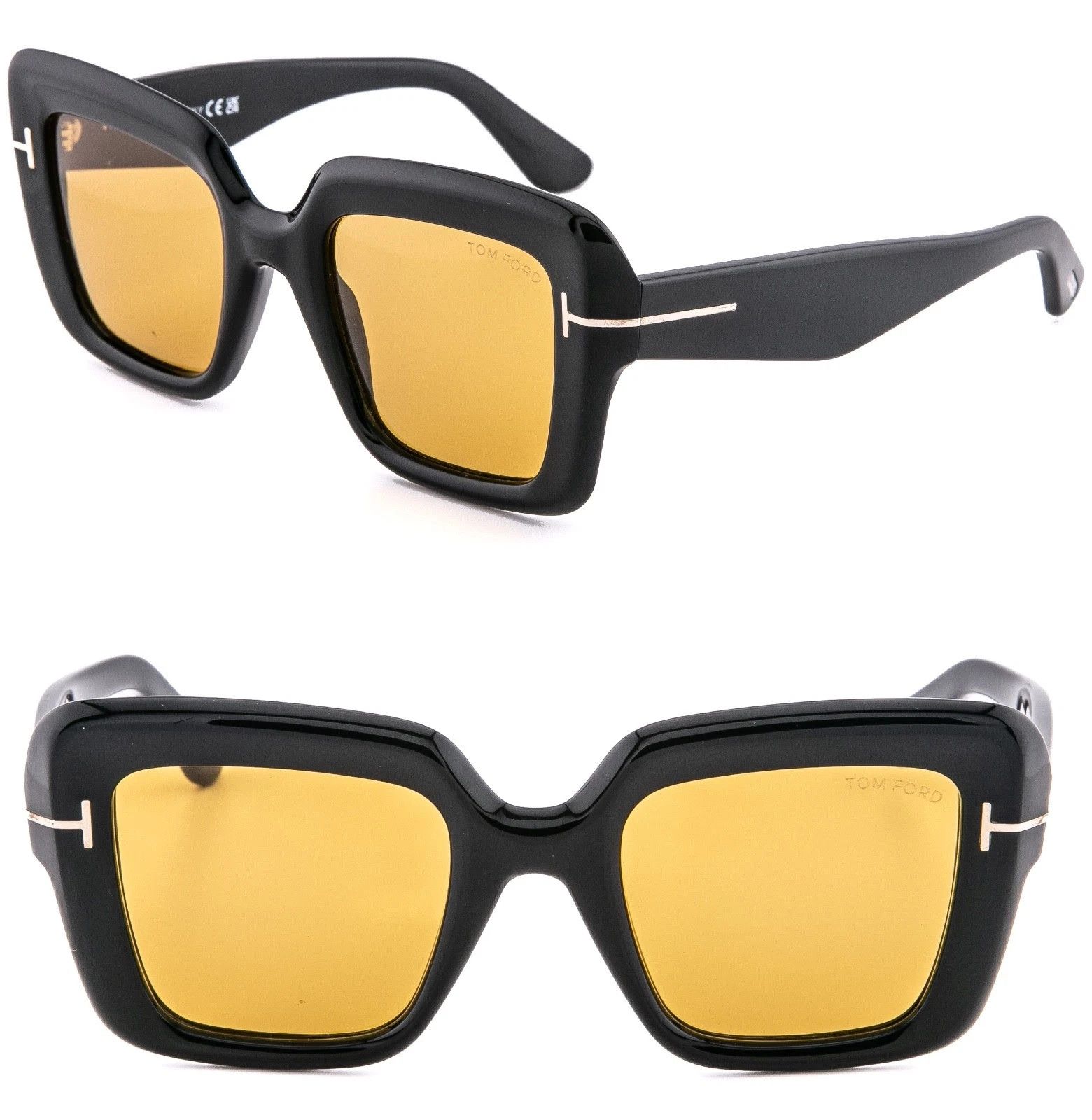 Tom Ford TOM FORD ESME TF1157 01E Black Fashion Sunglass 1157 FT1157 Size ONE SIZE - 1 Thumbnail