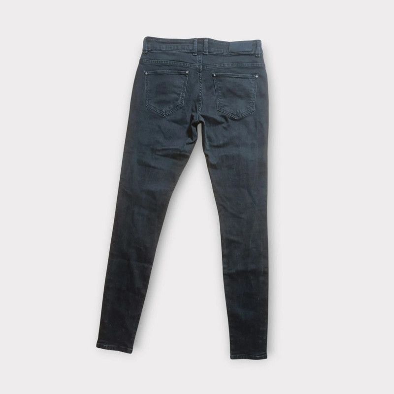 Other Only czarne damskie jeansy skinny naszywkami rock 2934 Size 29" - 6 Thumbnail