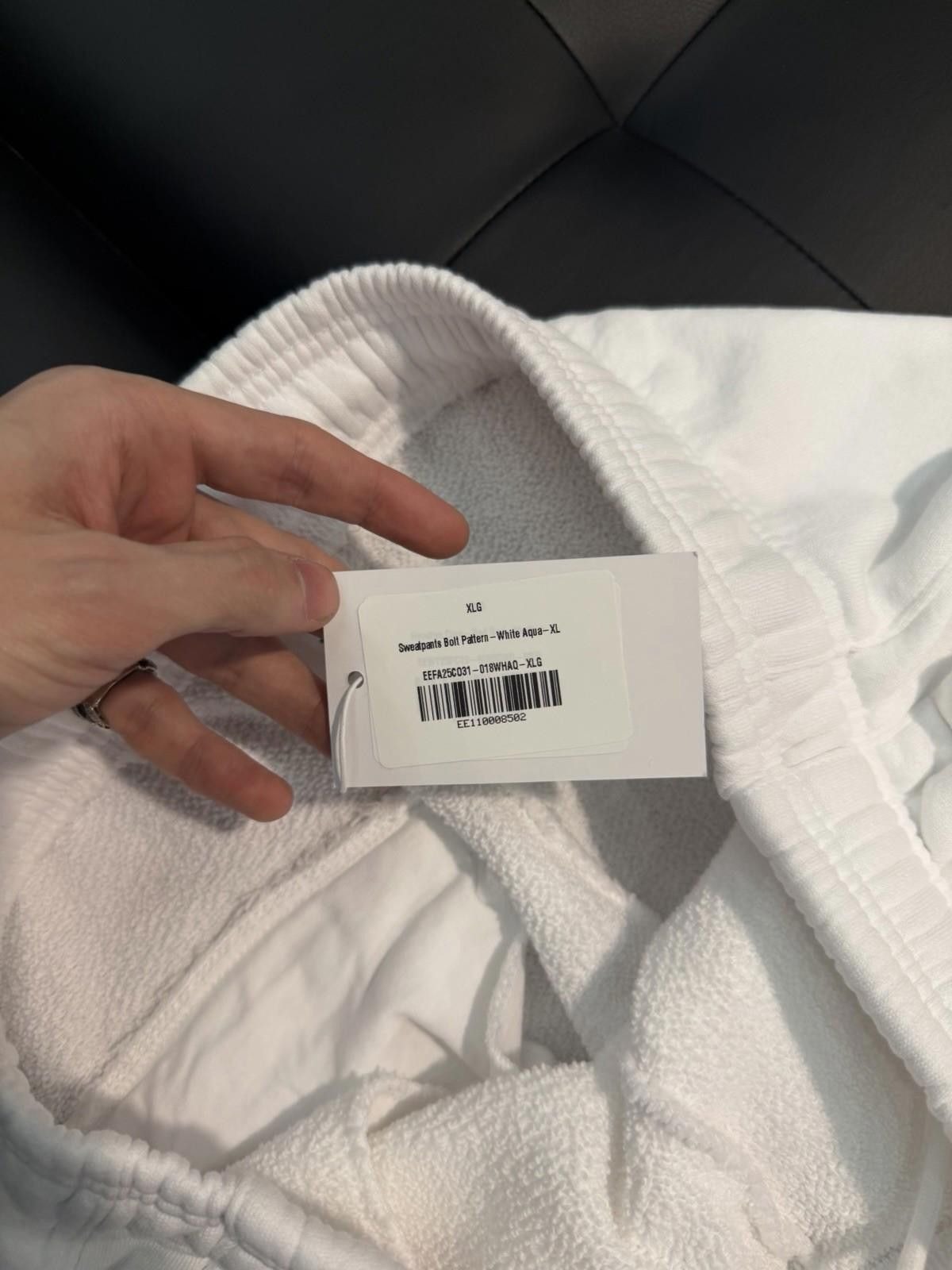 Eric Emanuel ERIC EMANUEL White /Blue Bolt (SWEATPANTS ONLY) BRAND NEW Size US 34 / EU 50 - 8 Thumbnail