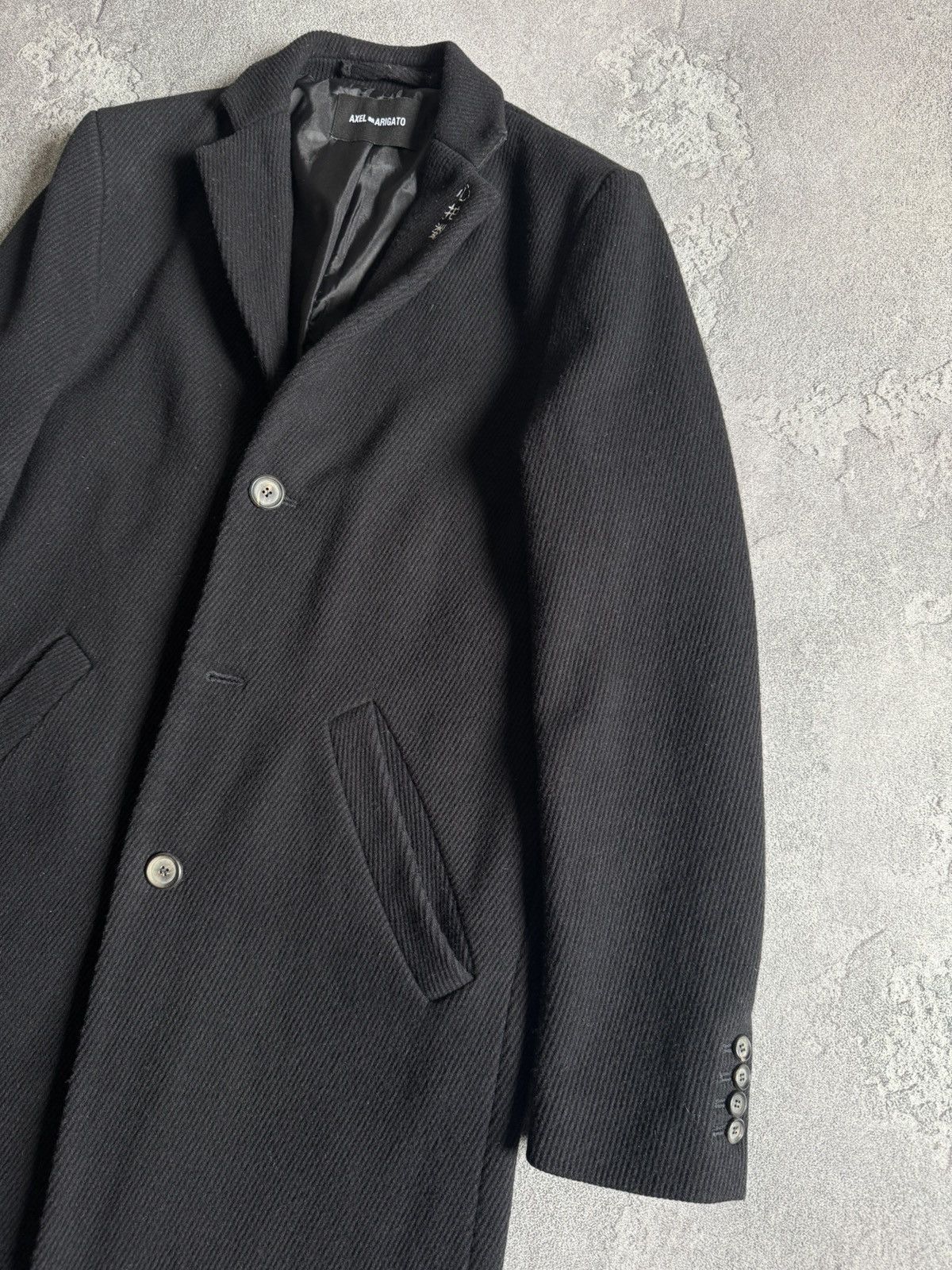 Axel Arigato × Designer Axel Arigato M button coat wool long jacket Japanese style Size US M / EU 48-50 / 2 - 9 Thumbnail