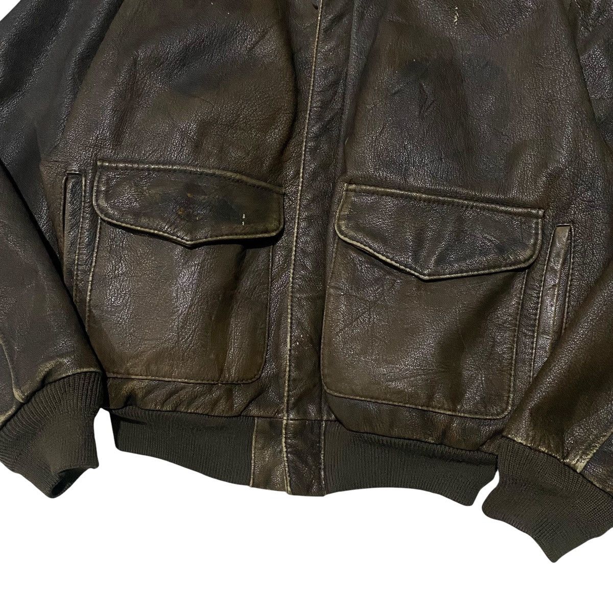 Avirex 🔥RARE🔥 Avirex type A-2 leather jacket Size US S / EU 44-46 / 1 - 3 Thumbnail