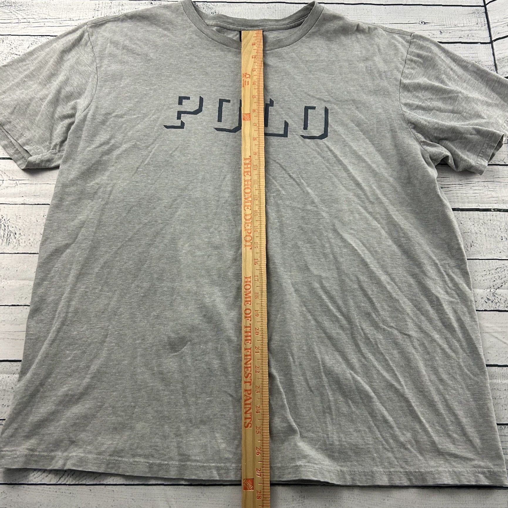 Polo Ralph Lauren Polo Ralph Lauren Y2K Short Sleeve T Shirt Mens XL Gray Spell Out Shirt Size US XL / EU 56 / 4 - 4 Thumbnail