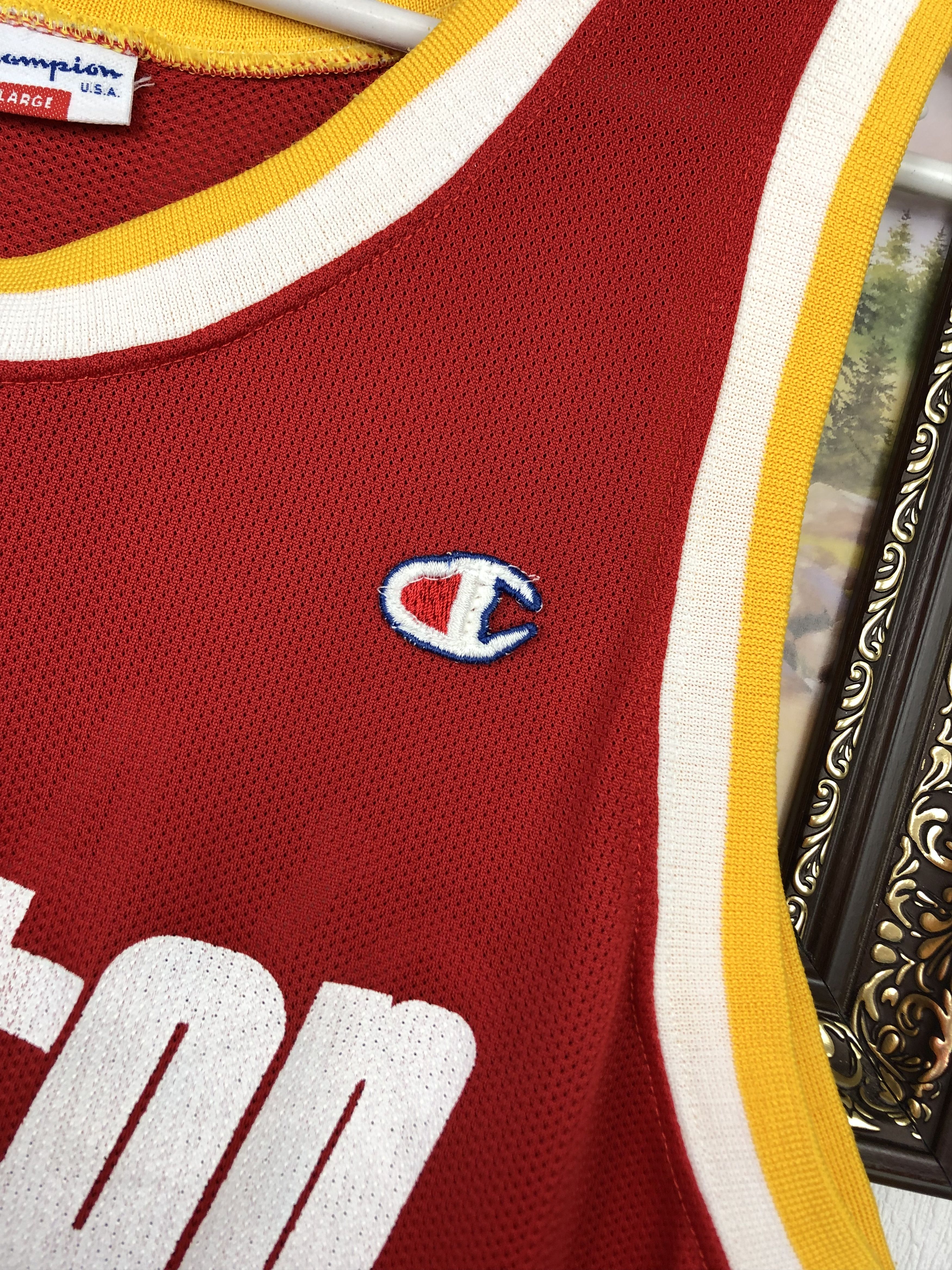 Champion Vintage Hakeem Olajuwon Houston Rockets Champion NBA Jersey Size US L / EU 52-54 / 3 - 4 Thumbnail