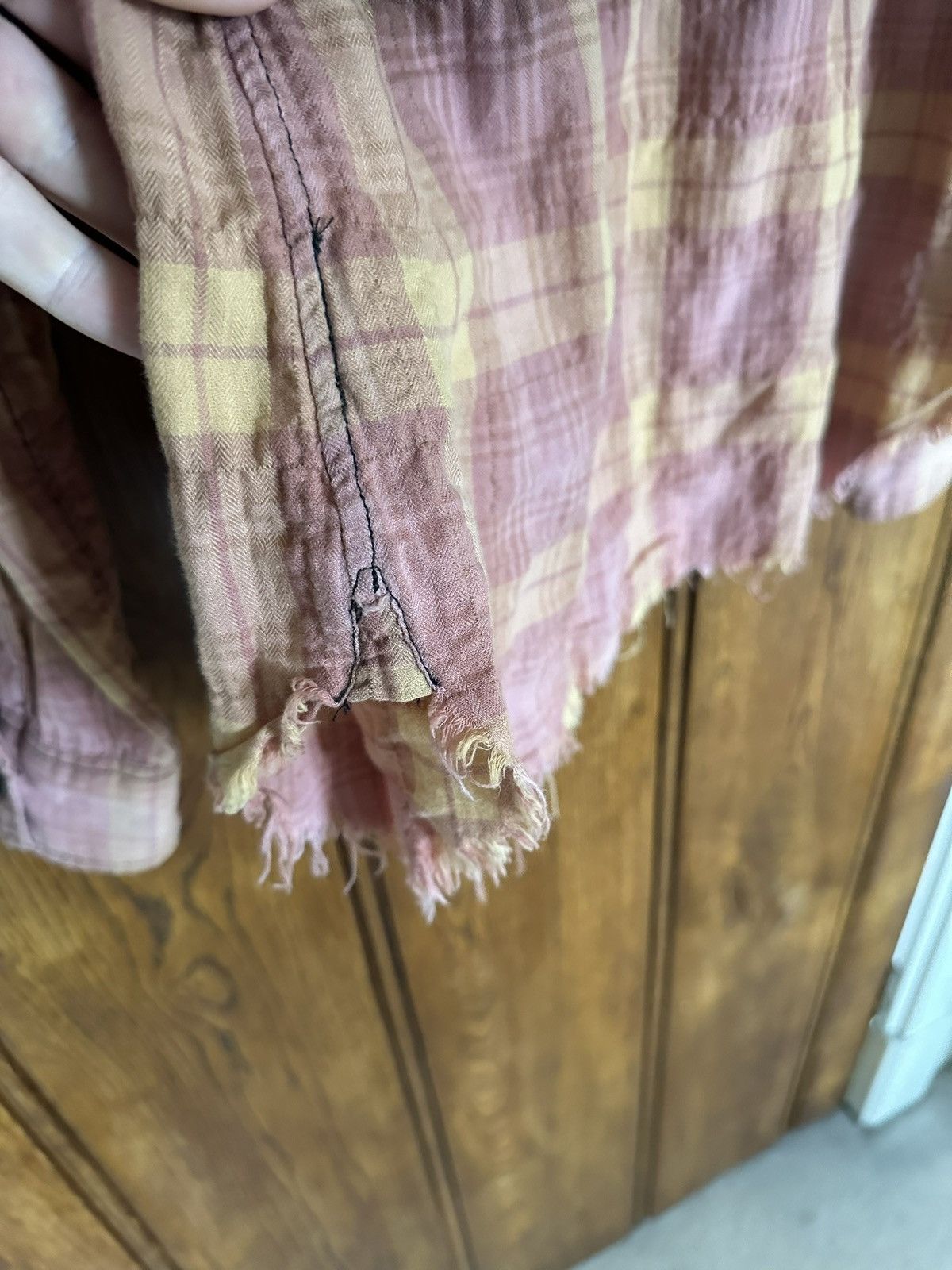 Saint Laurent Paris SS16 Saint Laurent surf sound bleached flannel 2 tone Hedi Size US XS / EU 42 / 0 - 21 Thumbnail