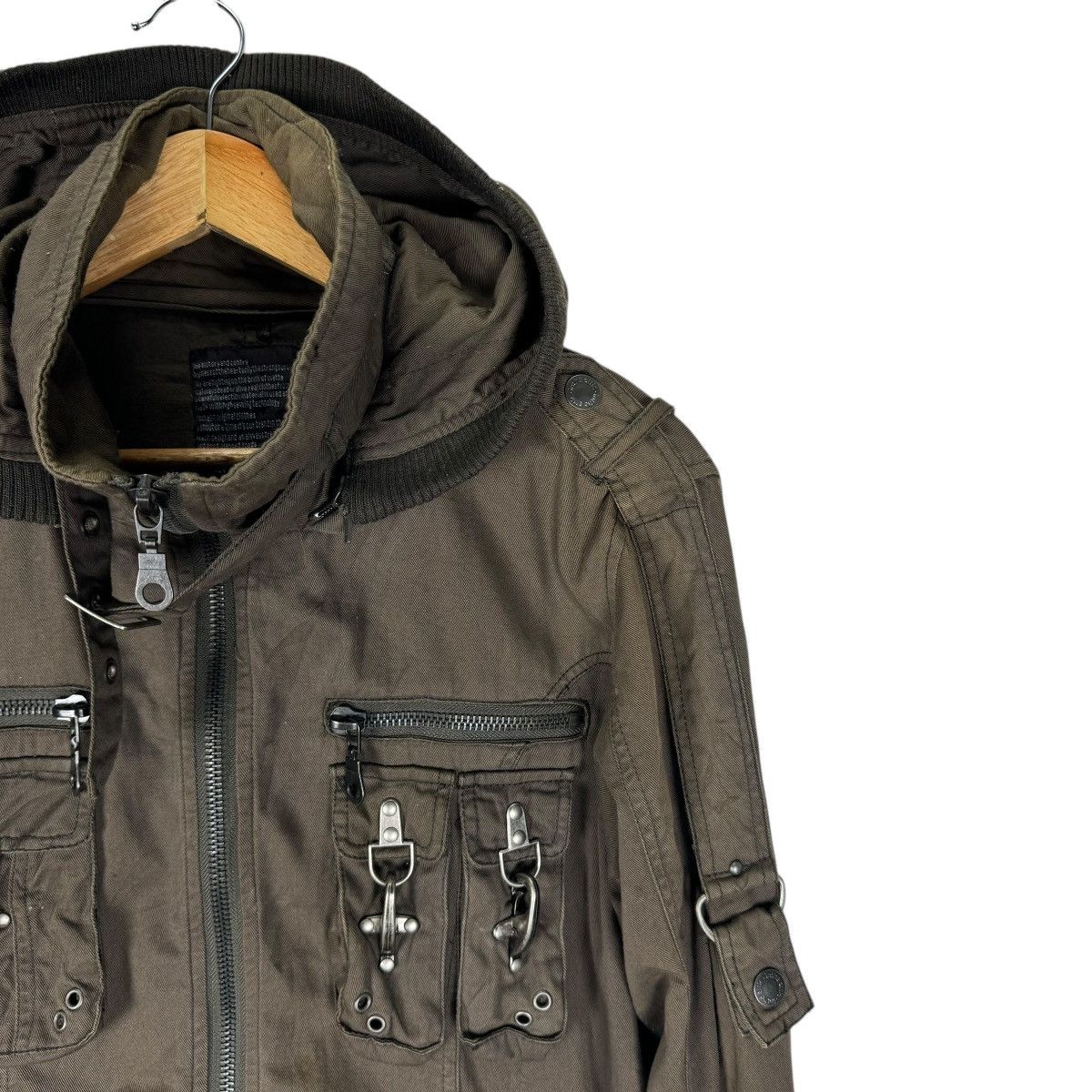 If Six Was Nine 🌟IN THE ATTIC HOODIE BONDAGE JACKET Size L / US 10 / IT 46 - 3 Thumbnail