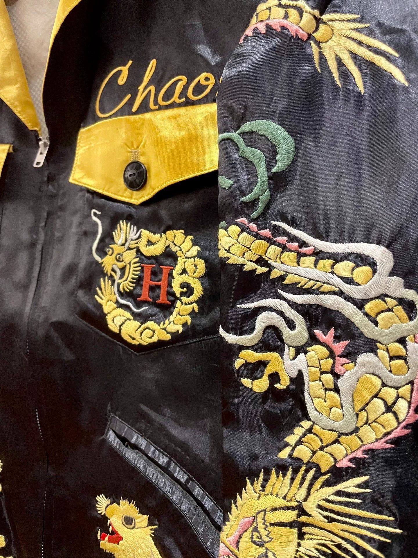 Neighborhood NEIGHBORHOOD 15ss Dragon Tiger Eagle Embroidered Satin Jkt M Size US M / EU 48-50 / 2 - 3 Thumbnail