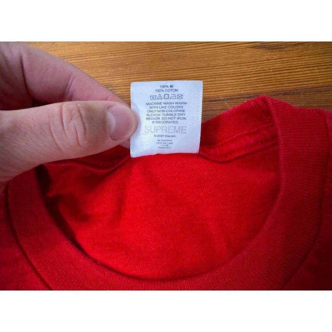 Nickelodeon × Supreme Supreme TMNT Raphael Bandana Shirt - Red - Men's Medium Size US M / EU 48-50 / 2 - 4 Thumbnail