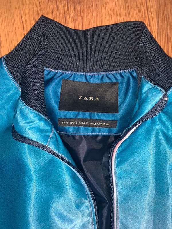 Zara ZARA Mens Bomber Jacket with sea print Rare Avant Garde Size US M / EU 48-50 / 2 - 2 Thumbnail