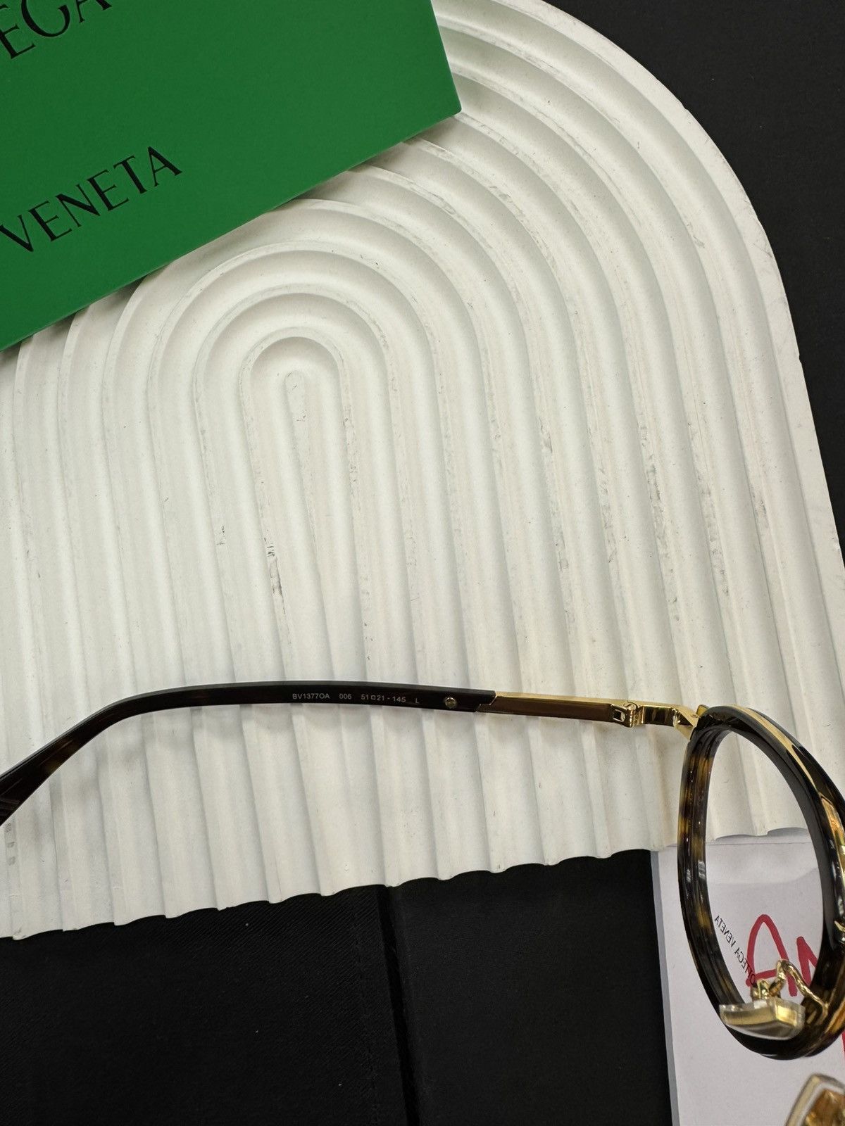 Bottega Veneta NEW Bottega Veneta BV1377 Wire Glasses Eyeglasses Size ONE SIZE - 3 Thumbnail