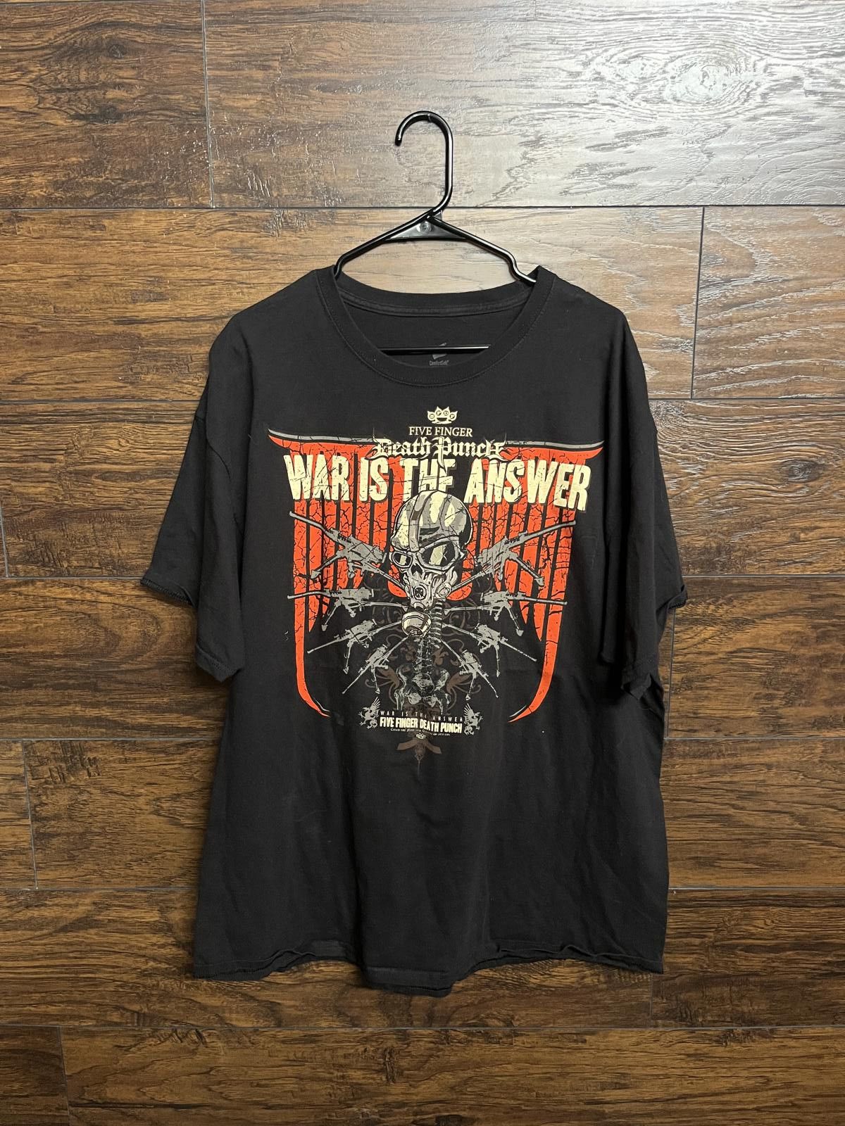 Designer 5FDP T-shirt Five Finger Death Punch 2010 War is the Answer Size US XXL / EU 58 / 5 - 1 Thumbnail