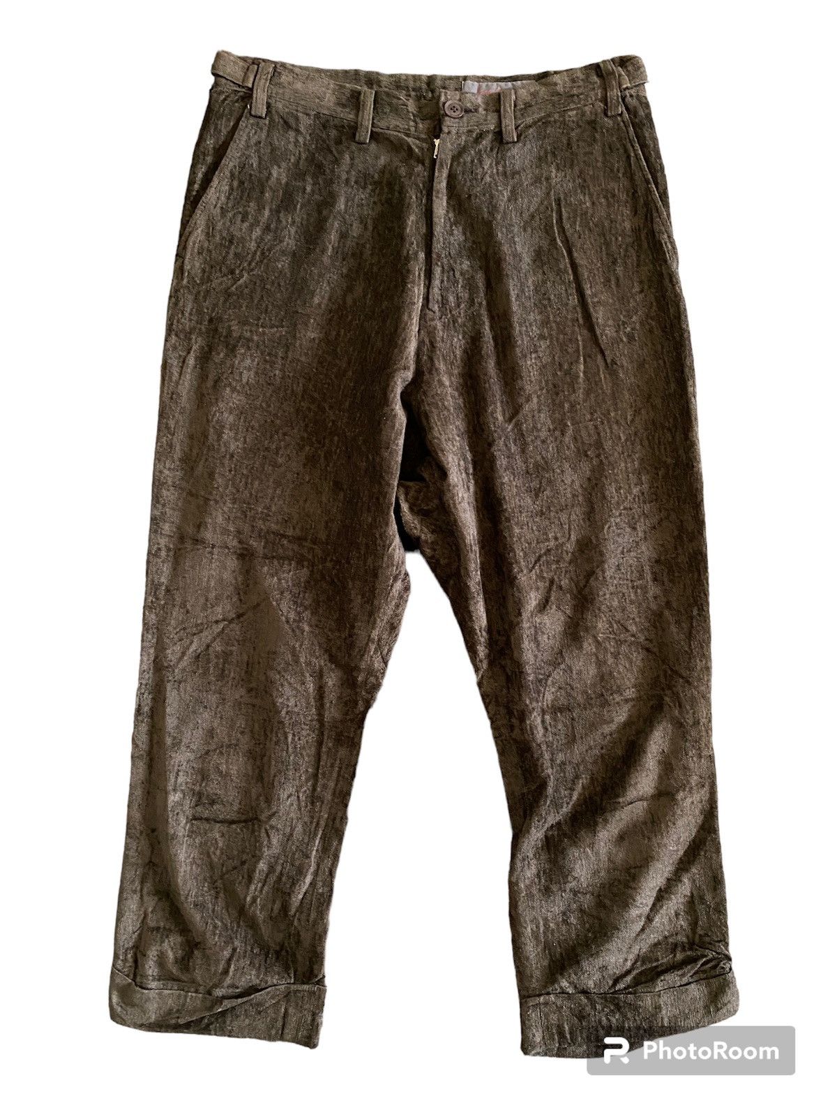 Yohji Yamamoto Japanese Brand Yohji Yamamoto + Noir 3/4 Pant Size US 30 / EU 46 - 1 Thumbnail