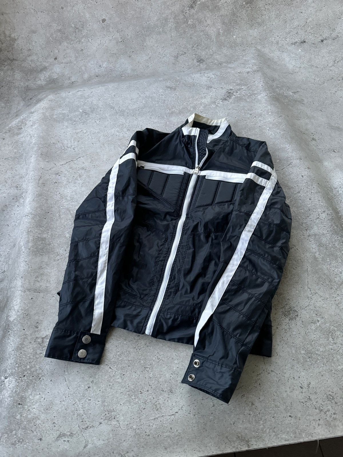 Beauty Beast × Japanese Brand × Yohji Yamamoto Vintage Japanese 3D Puff Pocket Energie Racing Jacket Size US S / EU 44-46 / 1 - 5 Thumbnail